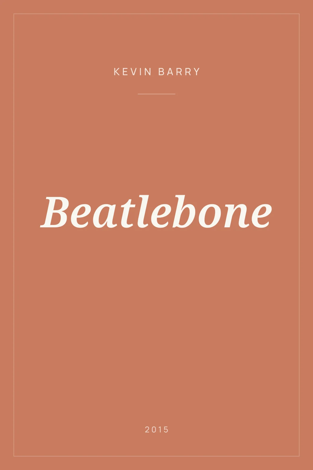 Portada de Beatlebone