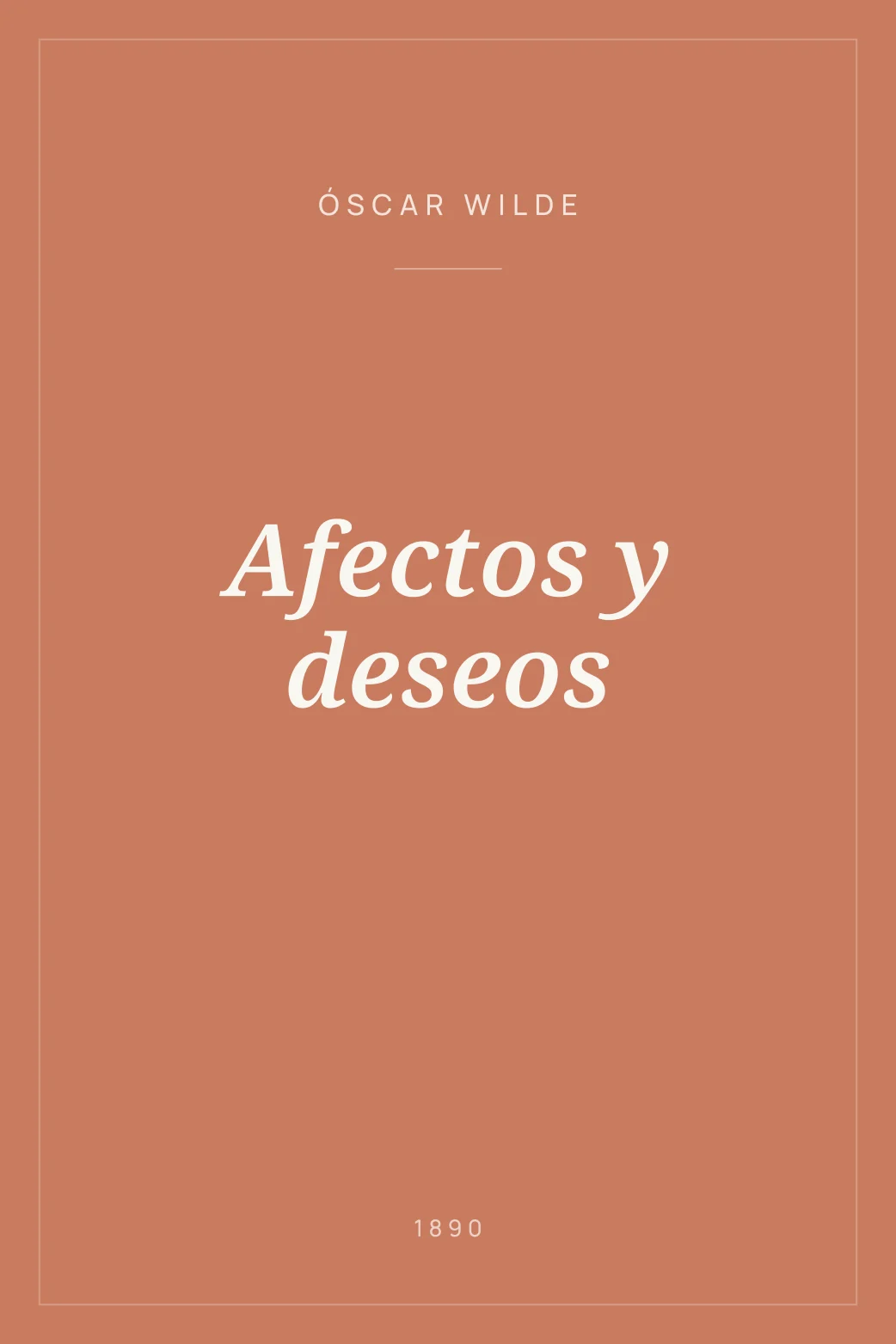 Portada de Afectos y deseos