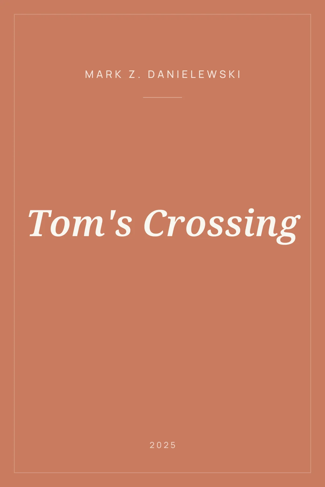 Portada de Tom's Crossing