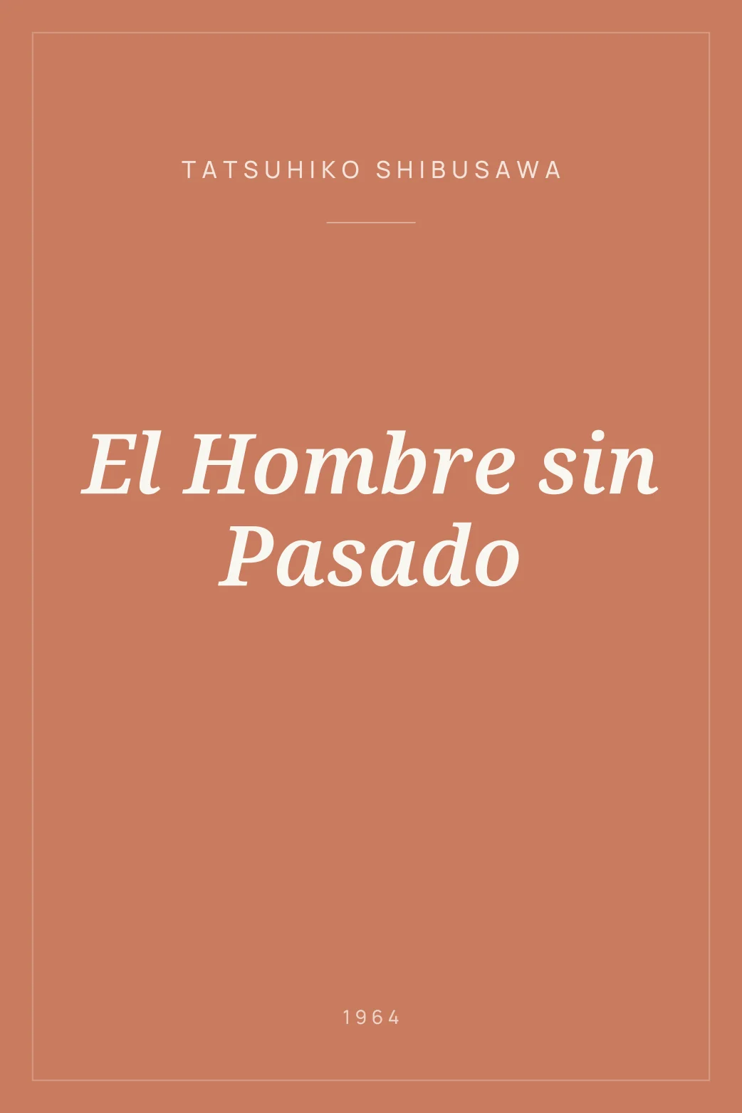 Portada de El Hombre sin Pasado