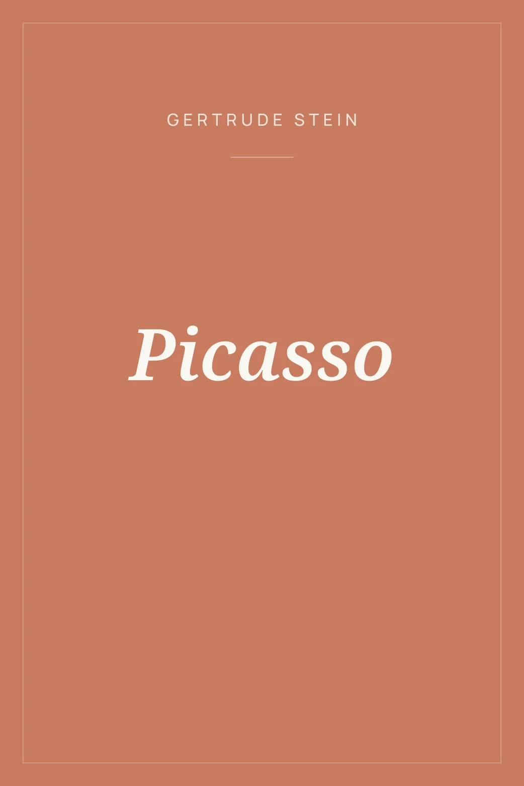 Portada de Picasso