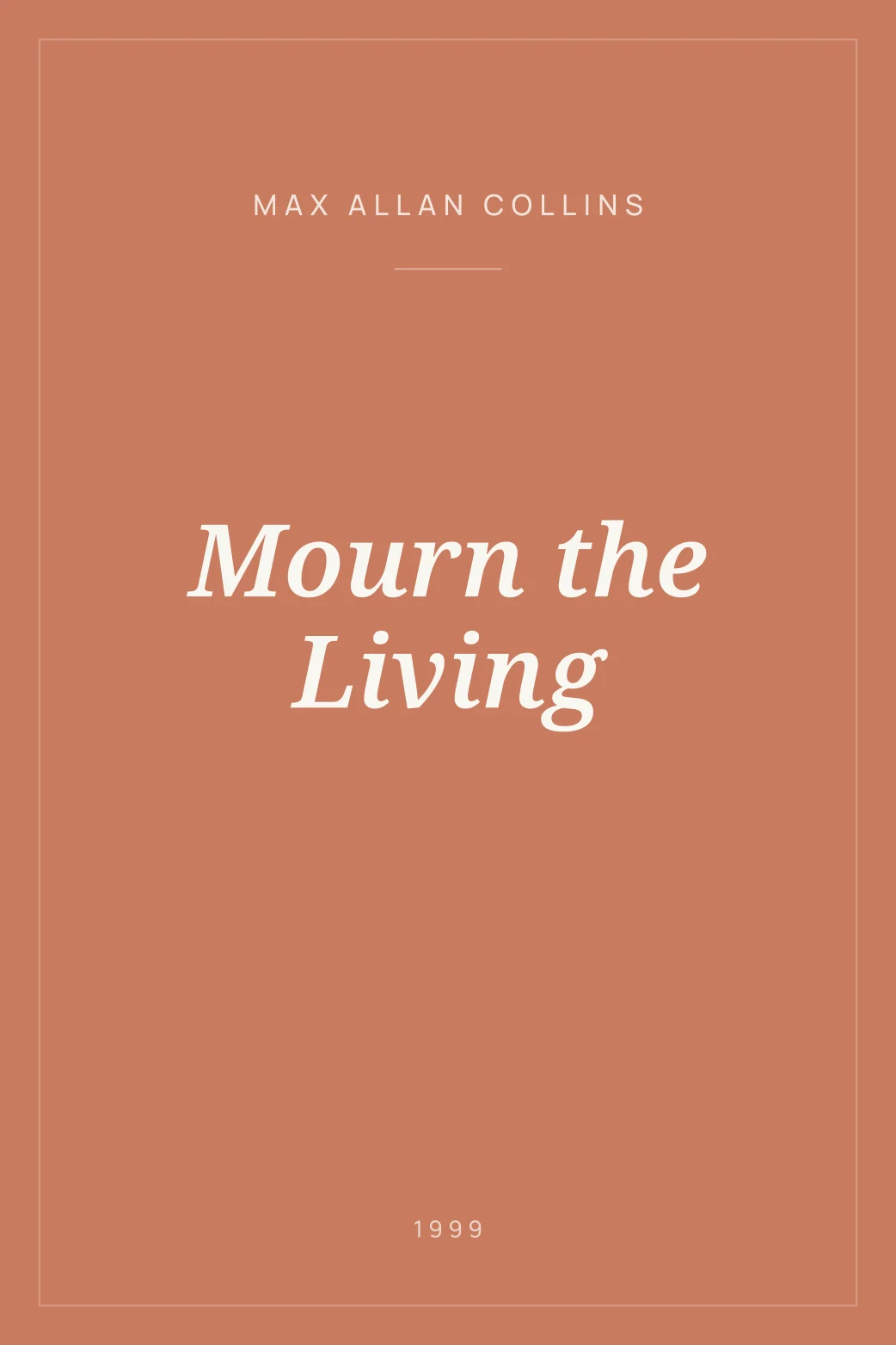 Portada de Mourn the Living