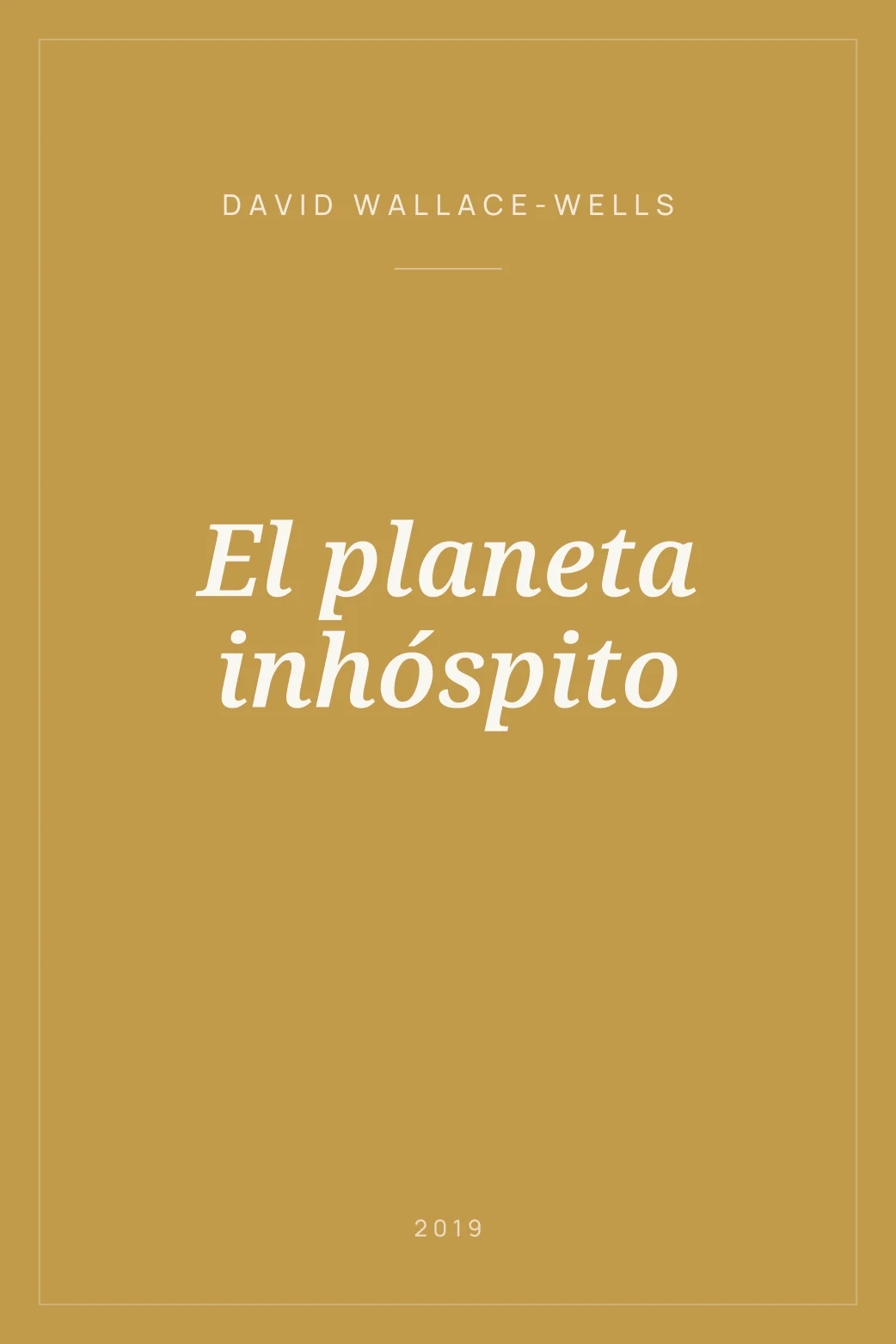 Portada de El planeta inhóspito