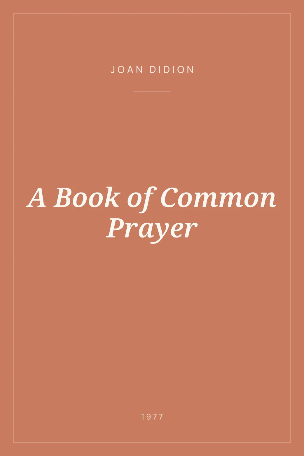 Portada de A Book of Common Prayer