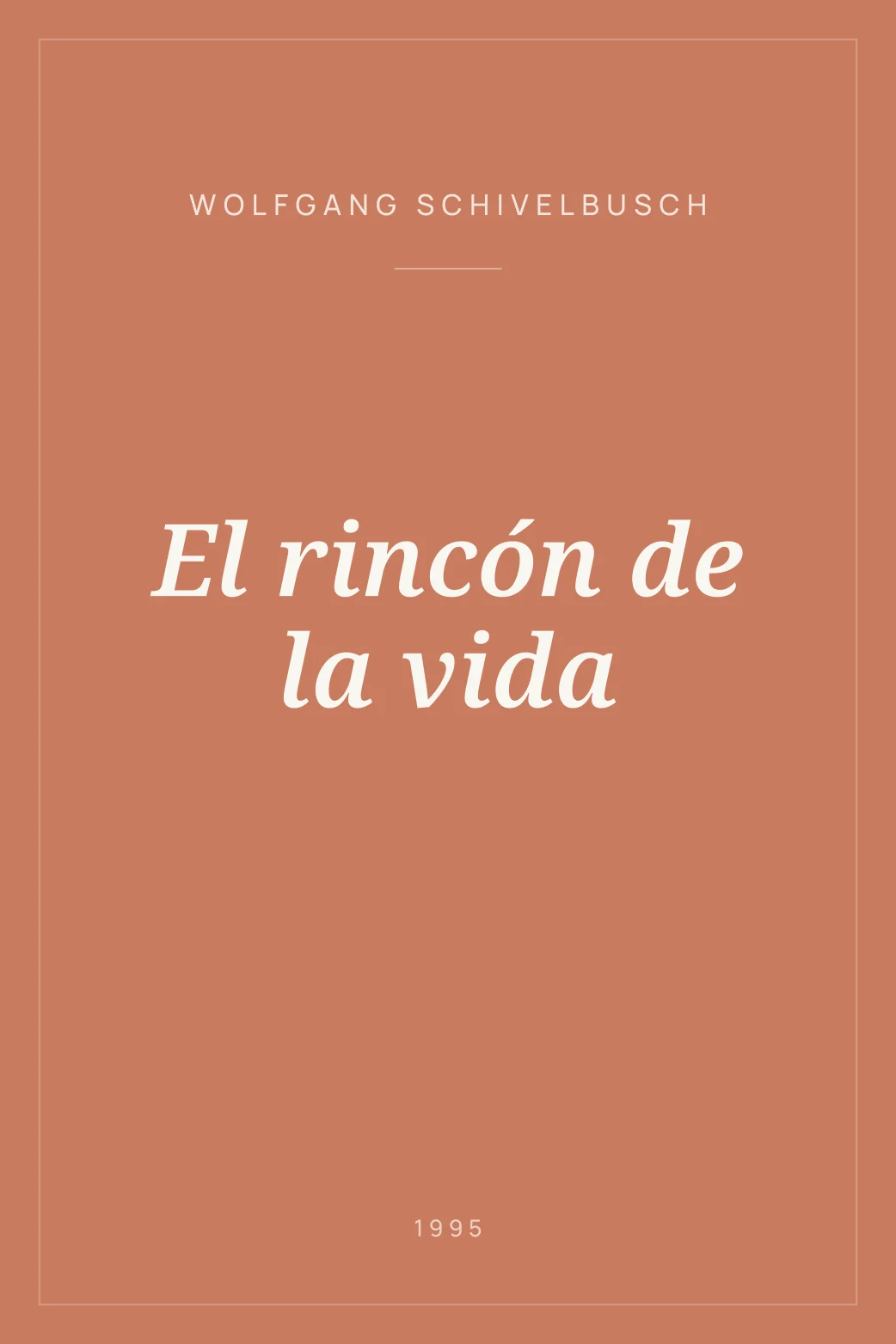 Portada de El rincón de la vida