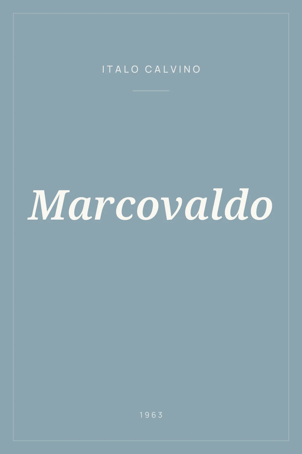 Portada de Marcovaldo