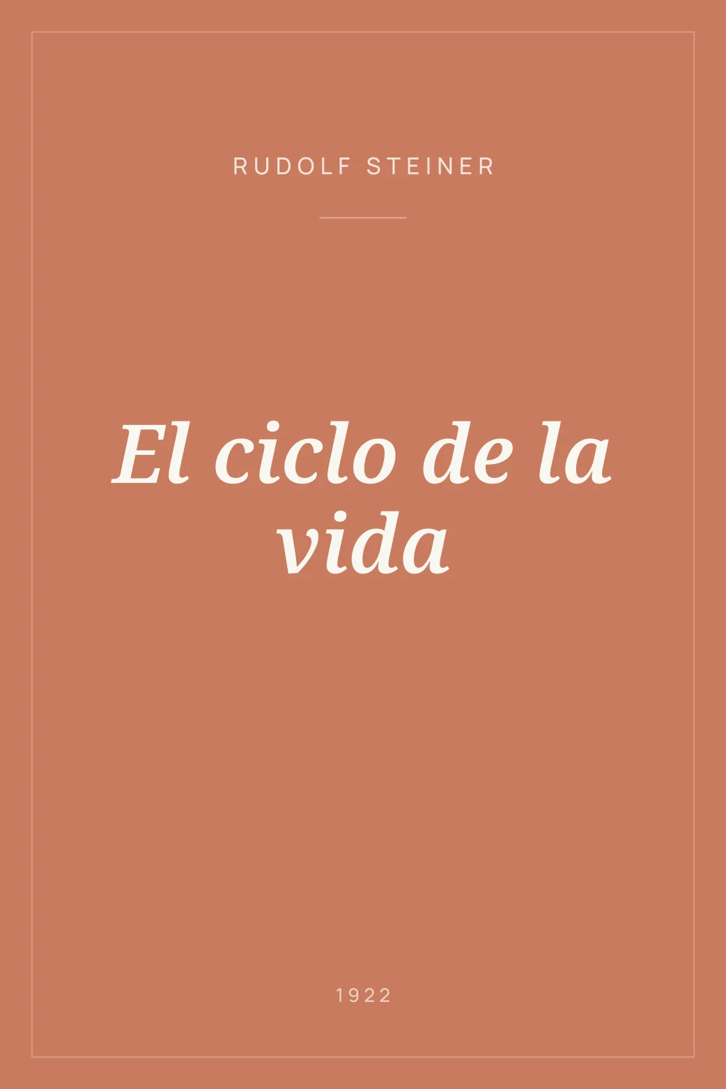 Portada de El ciclo de la vida