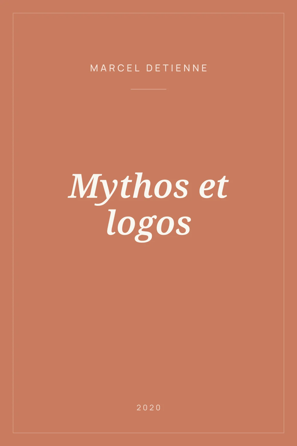 Portada de Mythos et logos