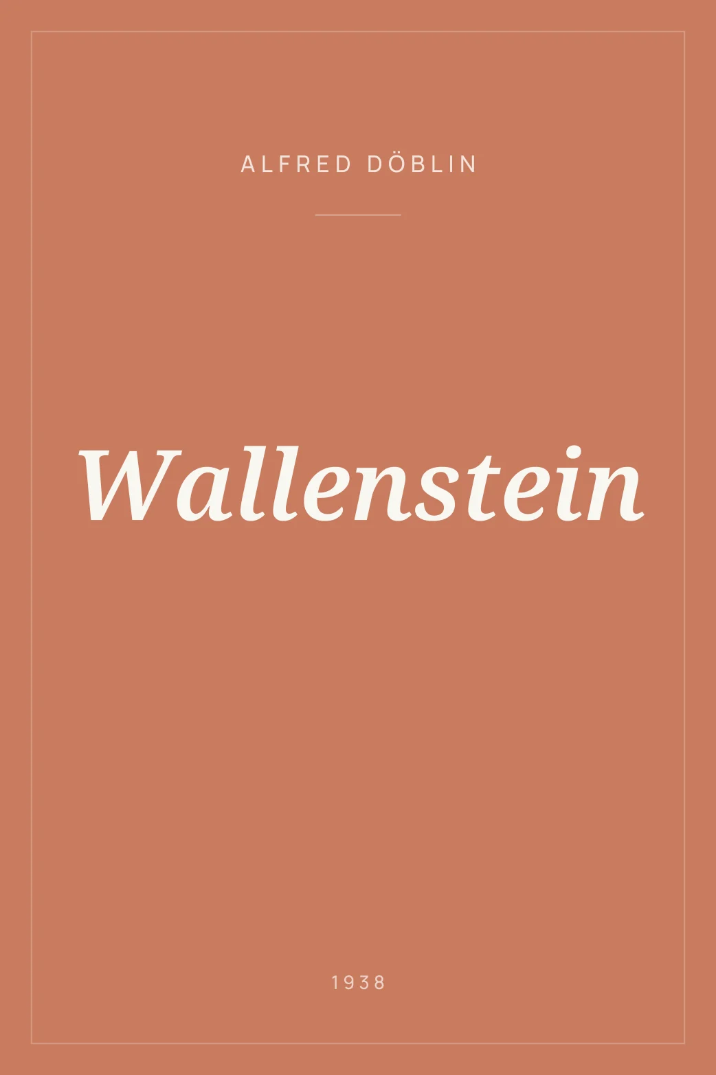 Portada de Wallenstein