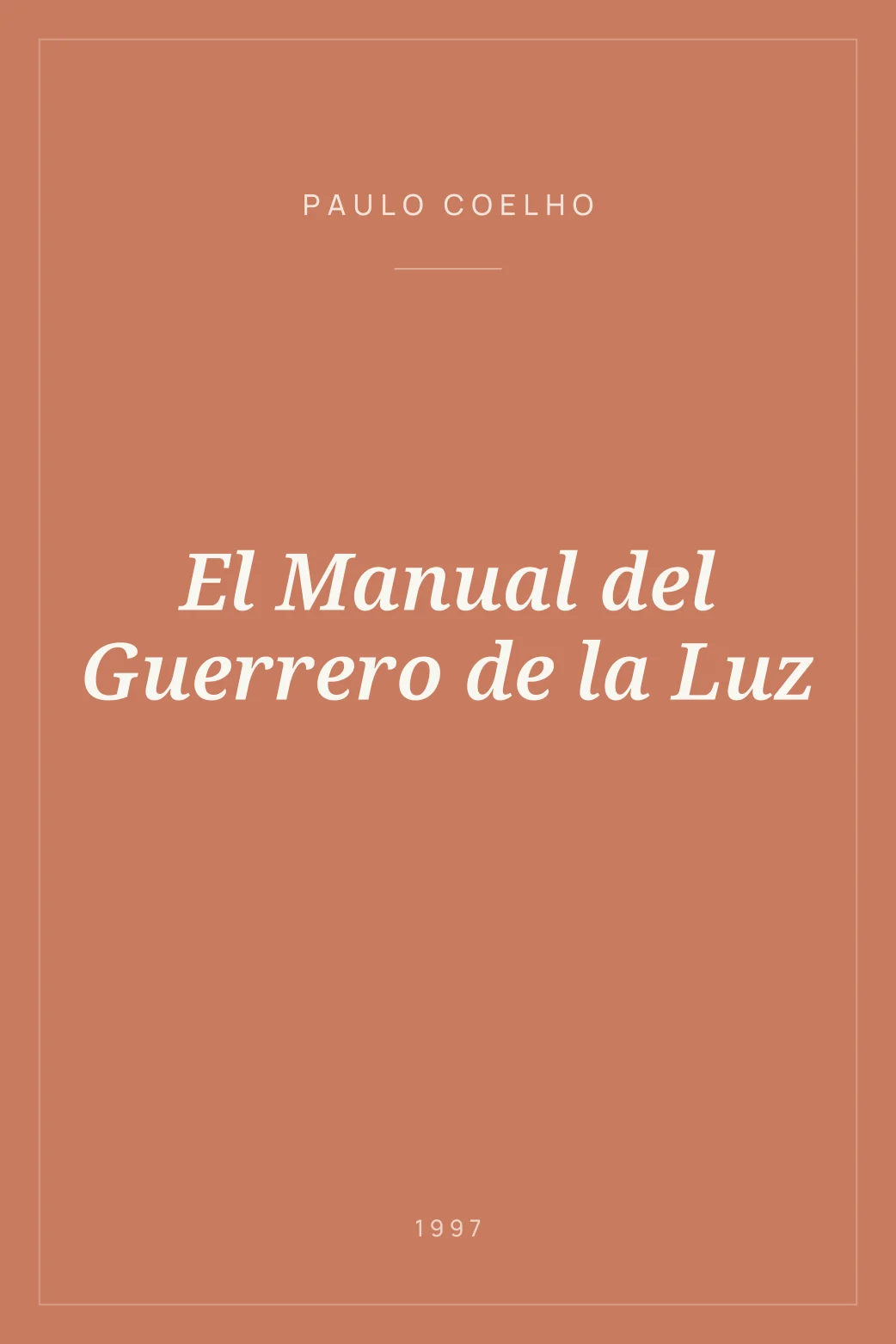 Portada de El Manual del Guerrero de la Luz