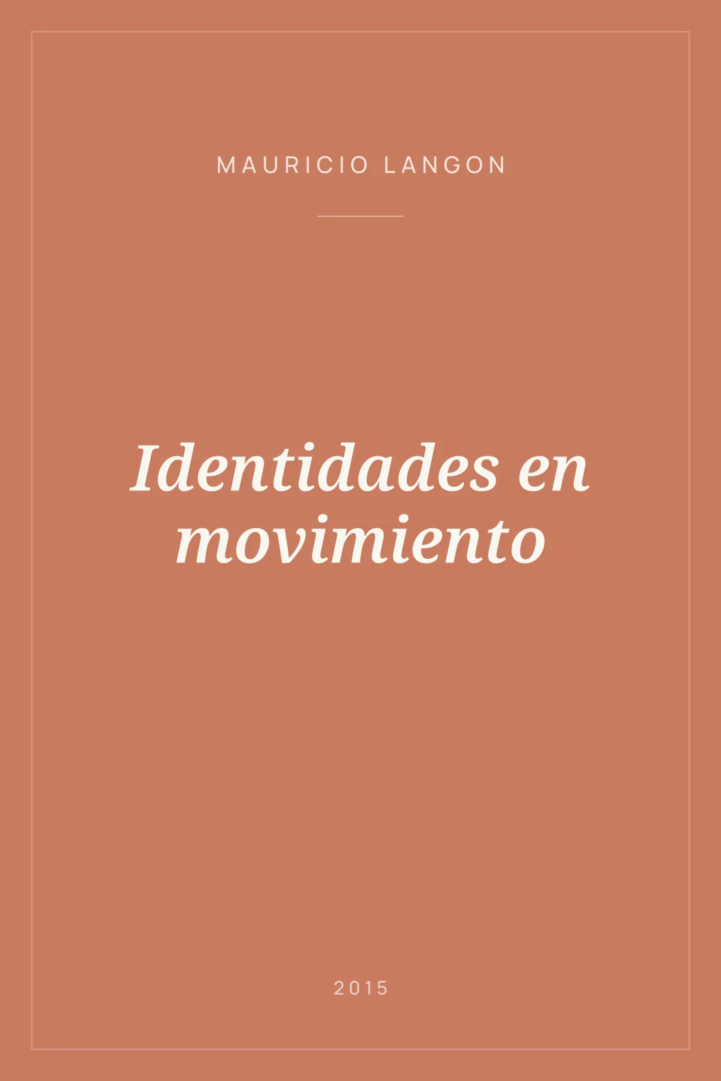 Portada de Identidades en movimiento