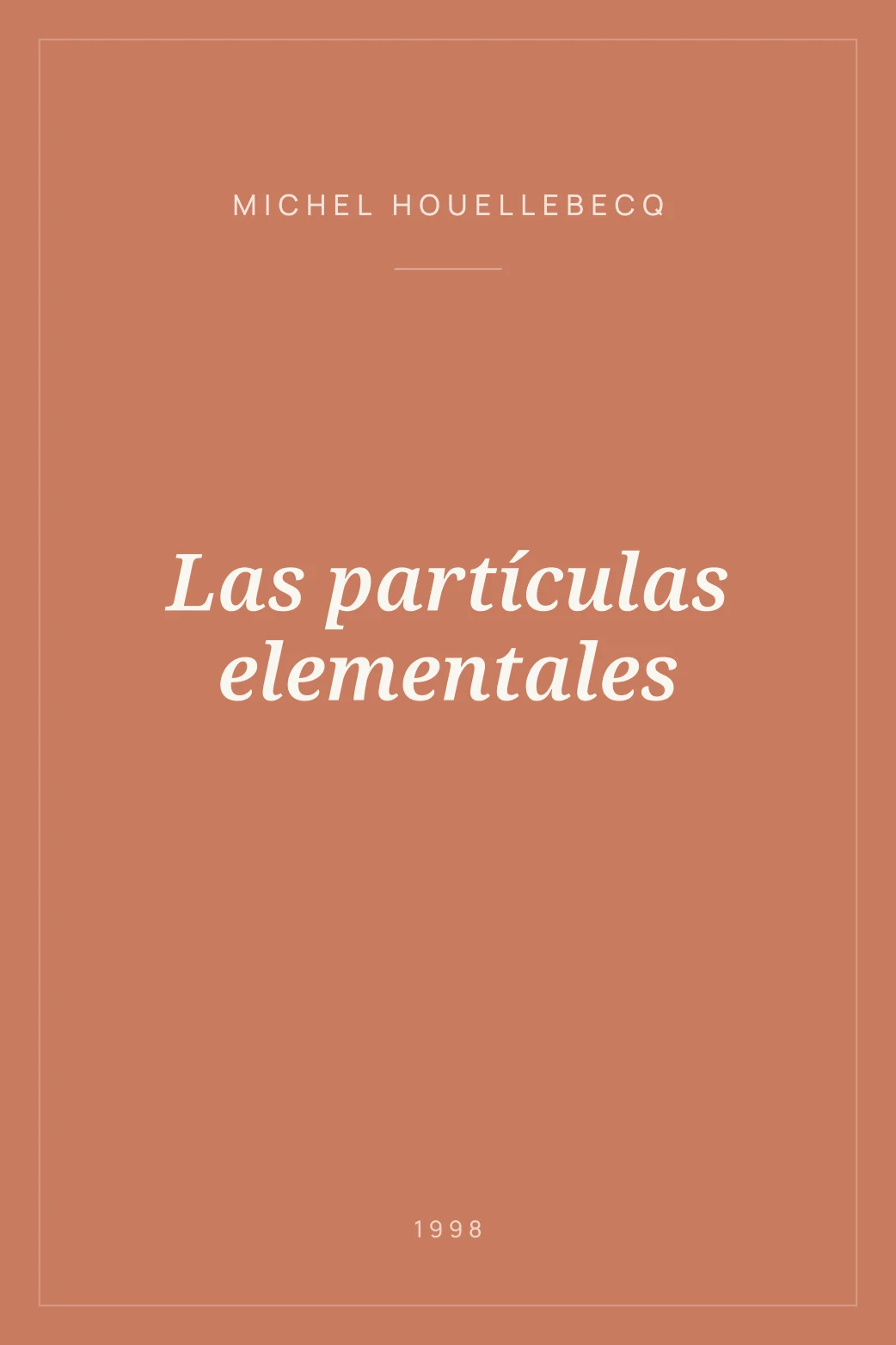 Portada de Las partículas elementales