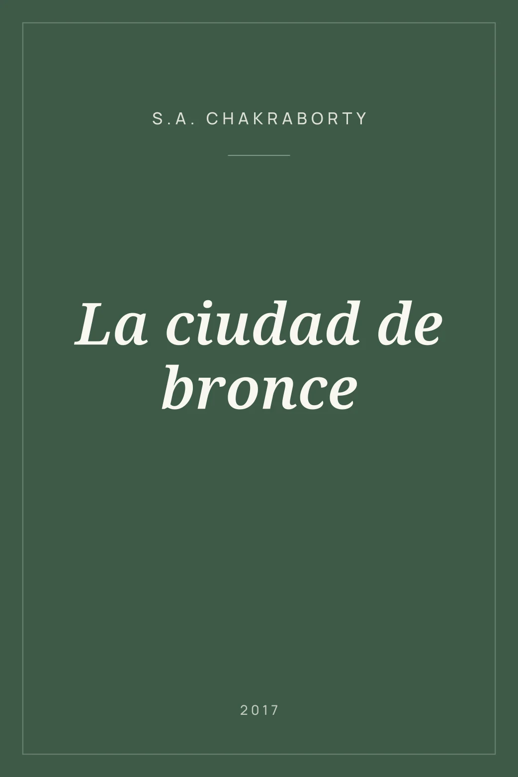 Portada de La ciudad de bronce