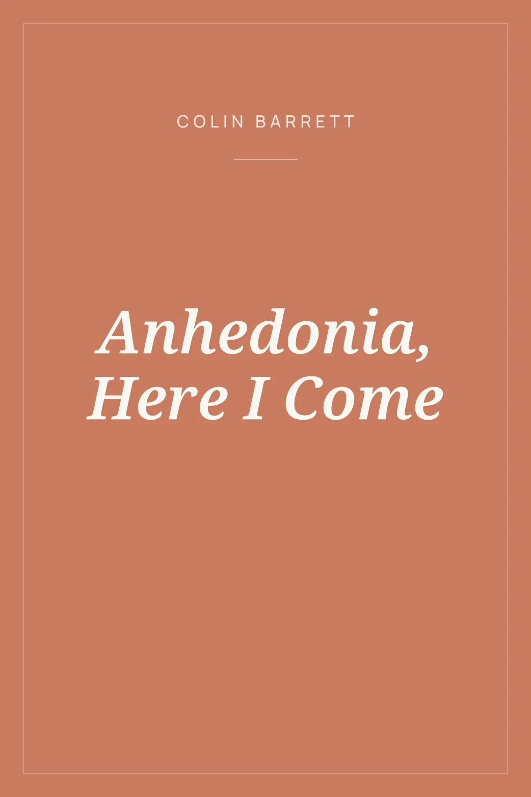 Portada de Anhedonia, Here I Come