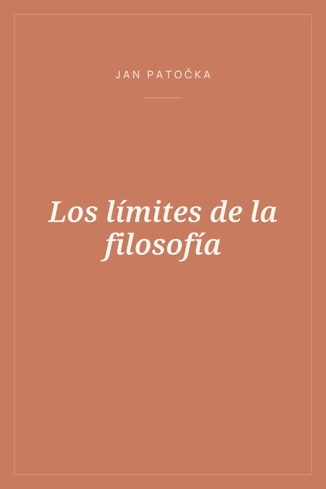 Portada de Los límites de la filosofía