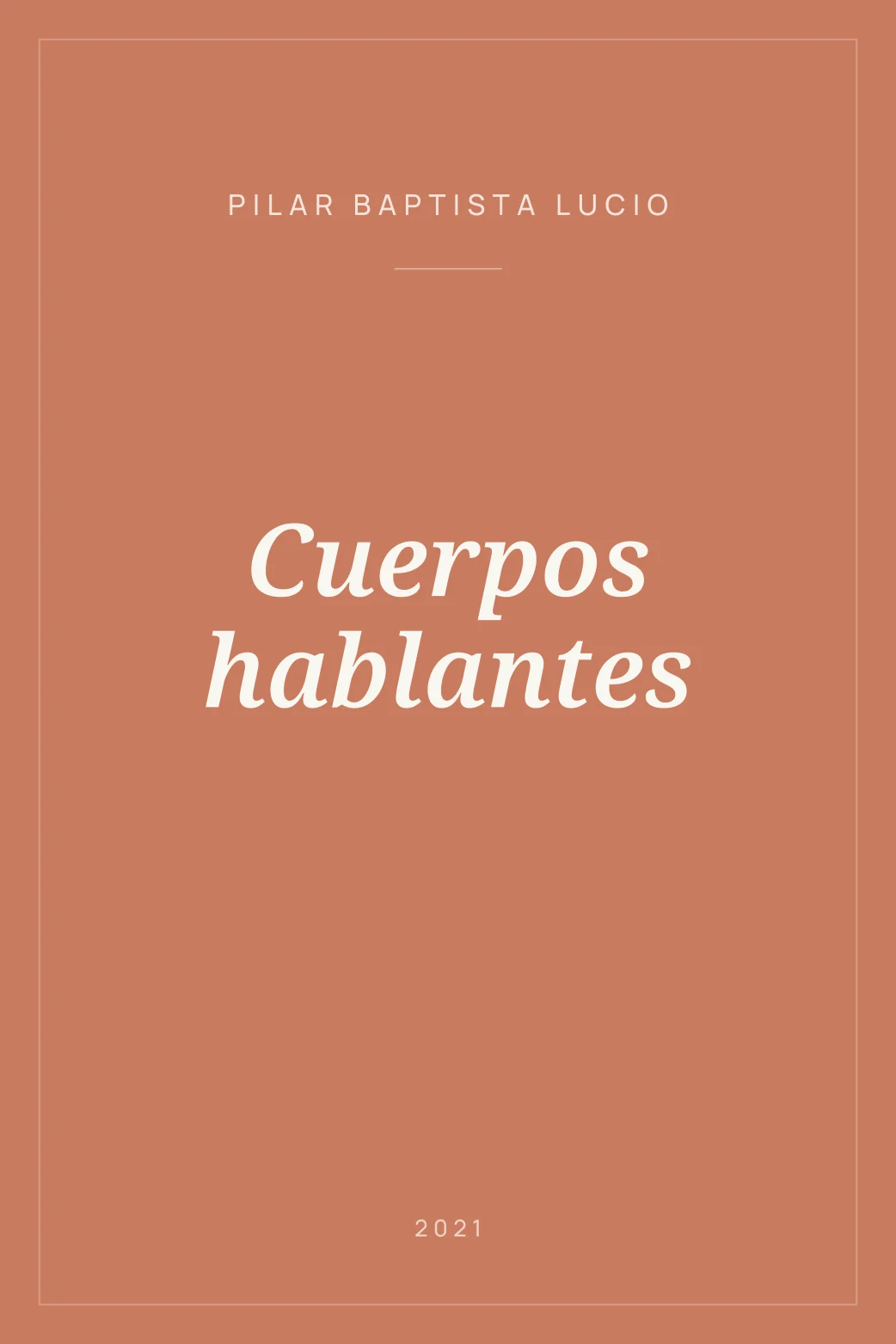 Portada de Cuerpos hablantes