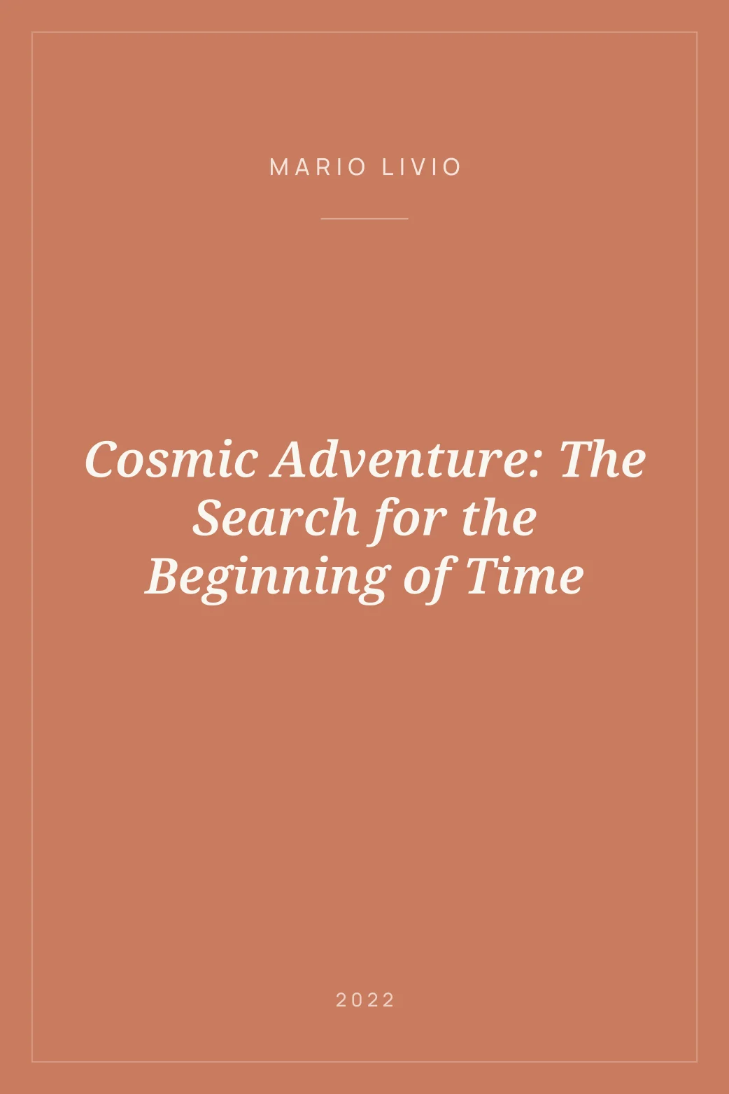 Portada de Cosmic Adventure: The Search for the Beginning of Time