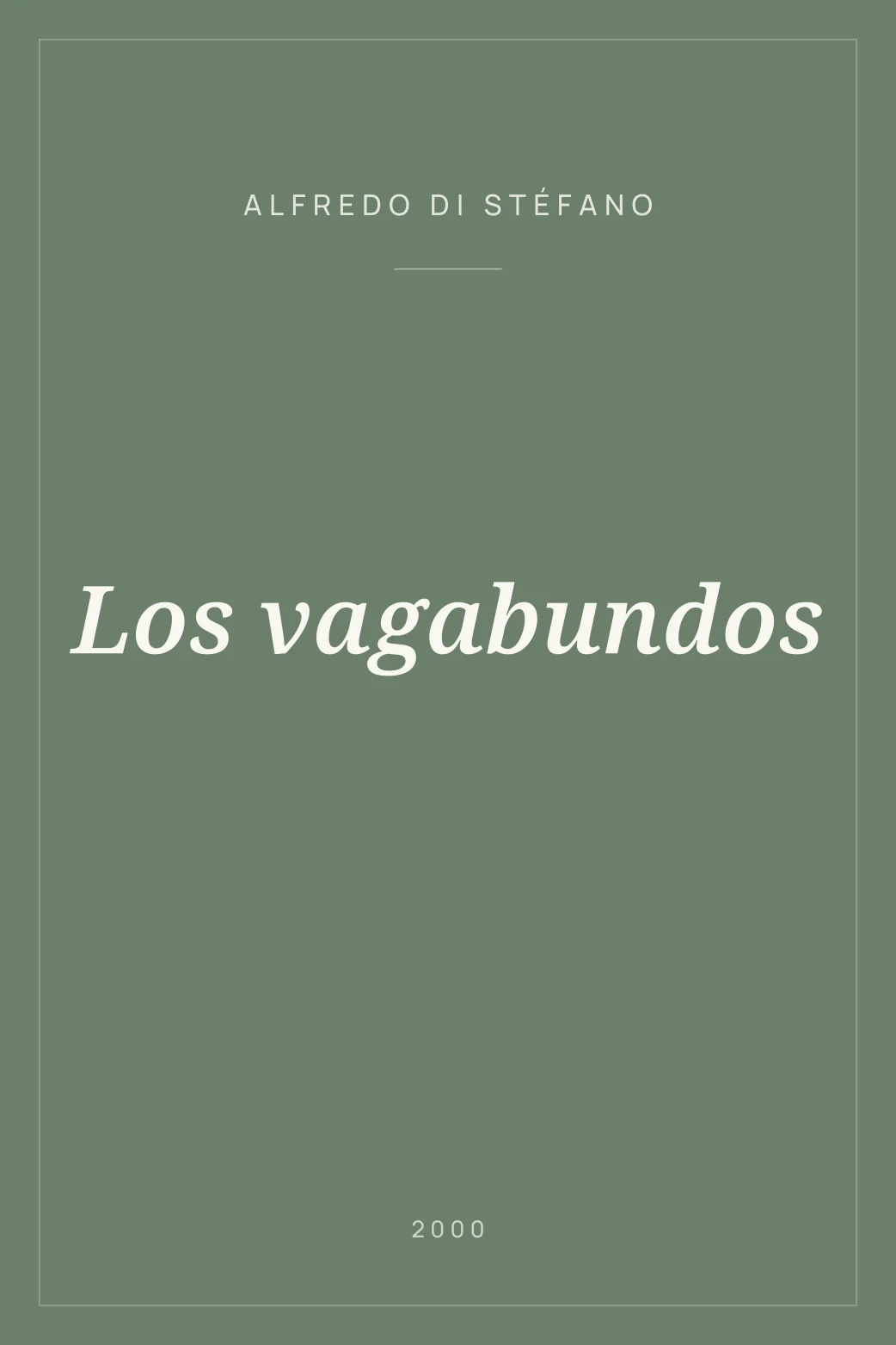 Portada de Los vagabundos