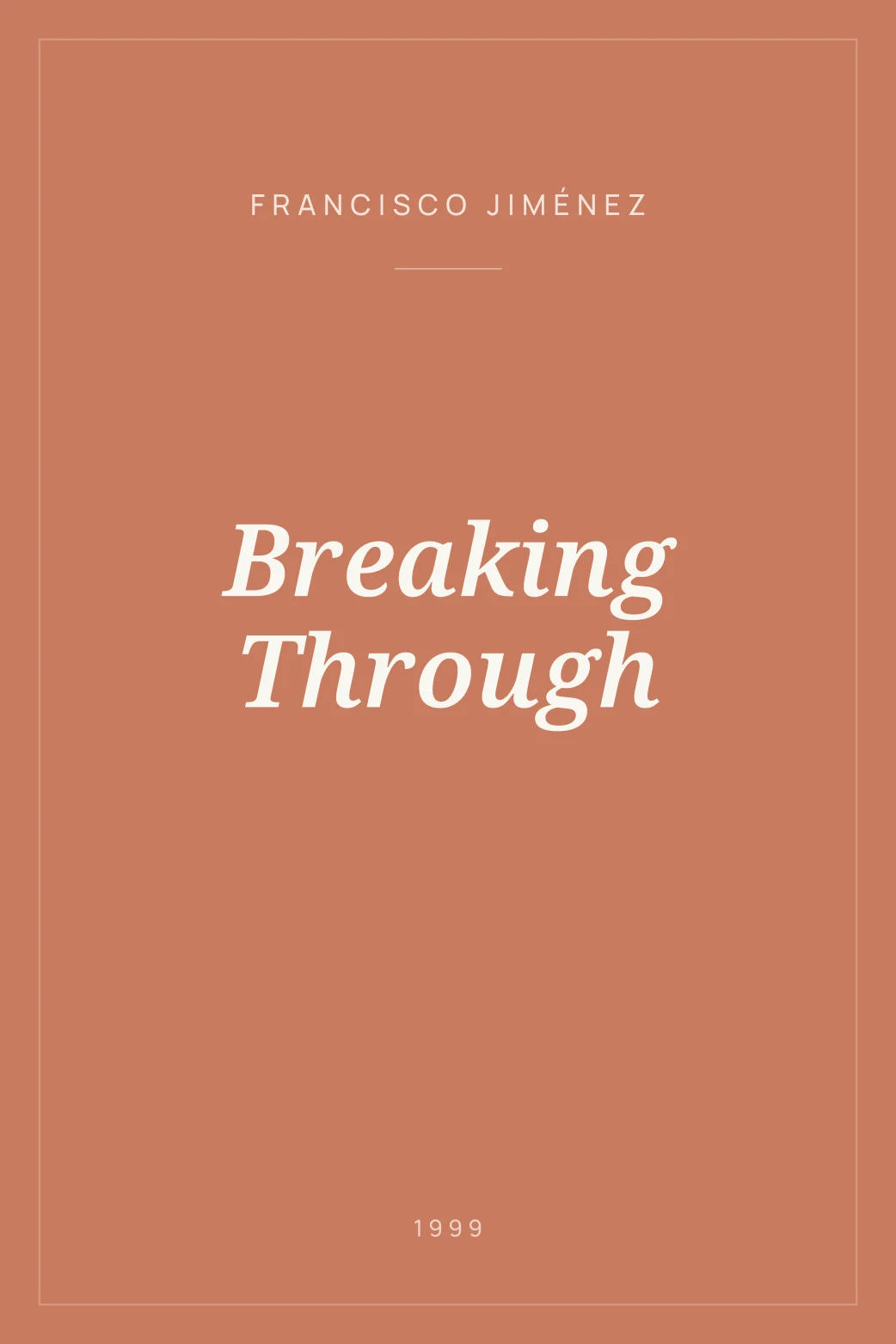 Portada de Breaking Through