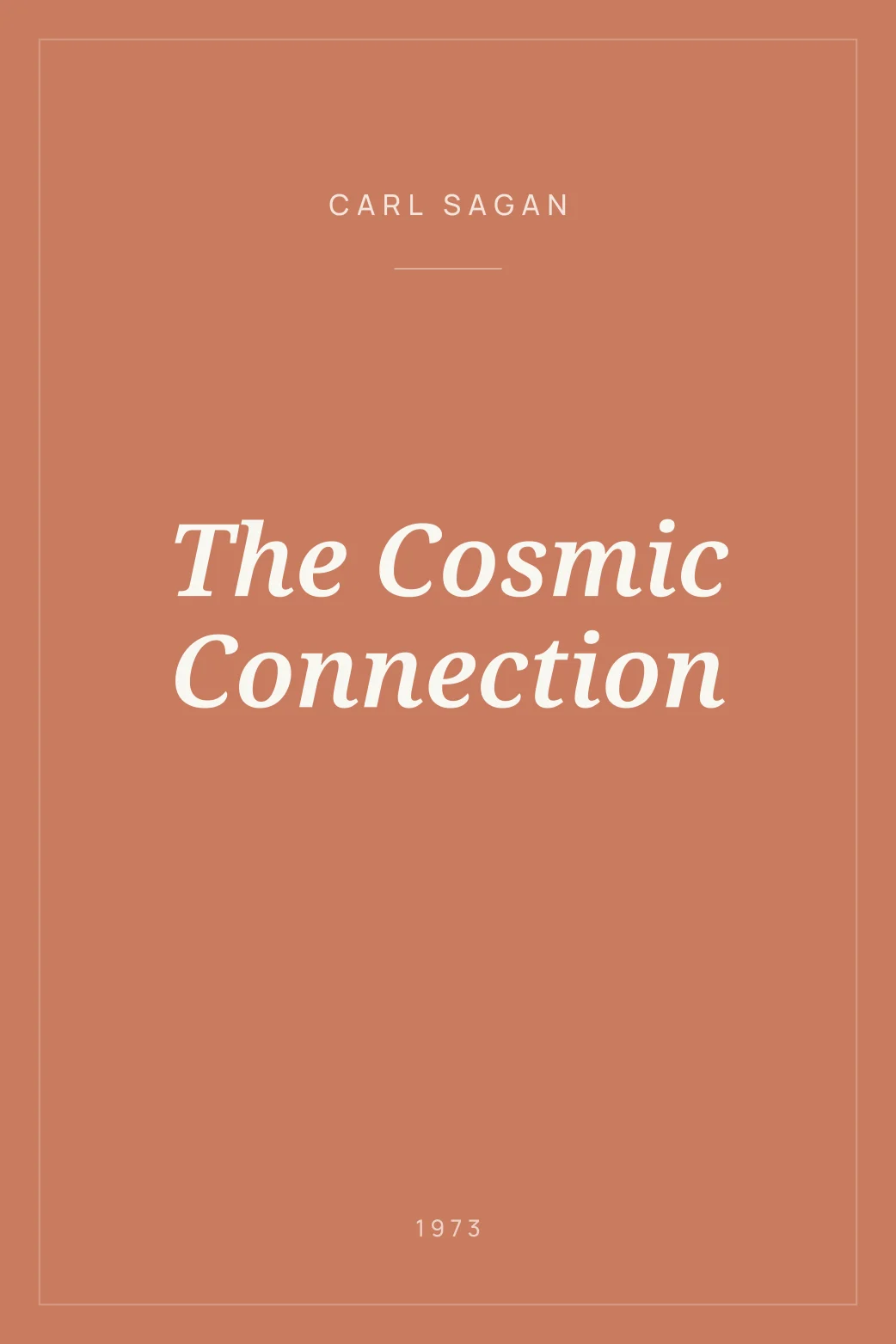 Portada de The Cosmic Connection