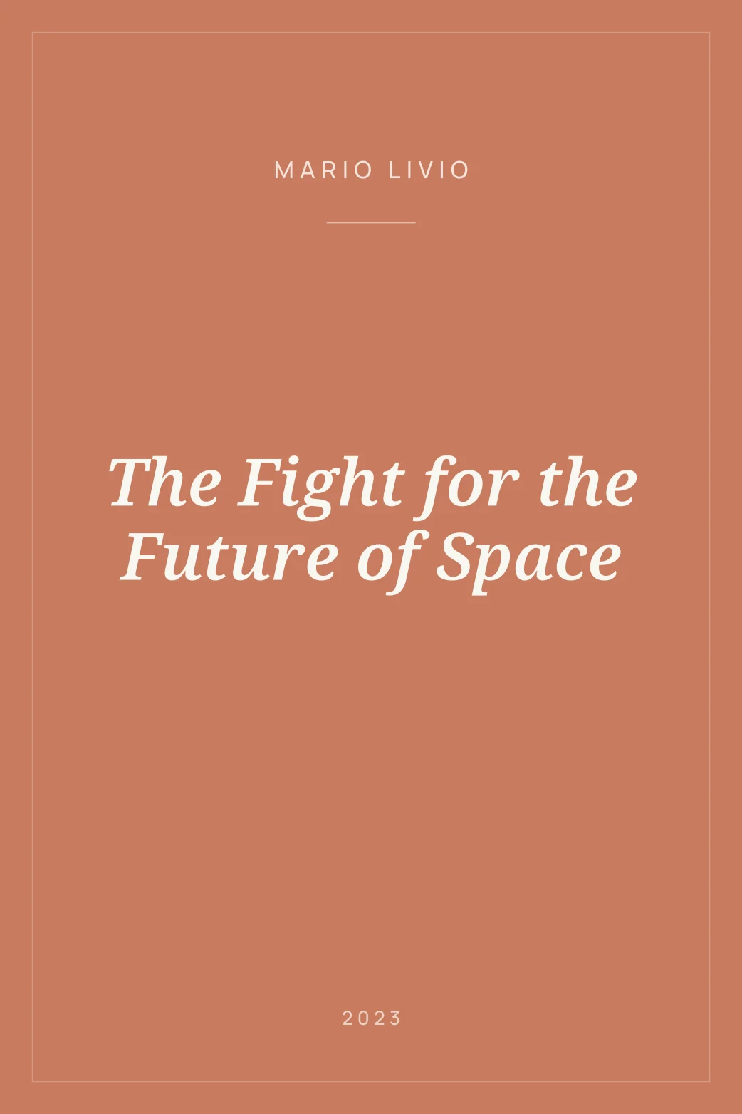Portada de The Fight for the Future of Space