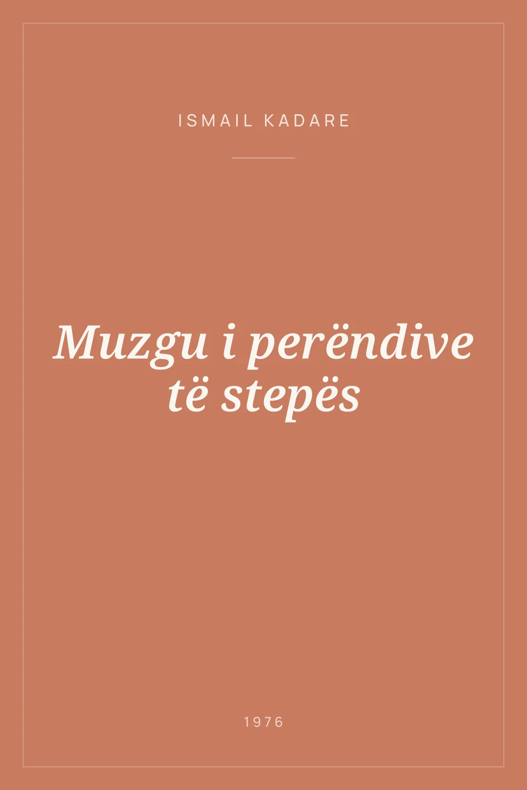 Portada de Muzgu i perëndive të stepës