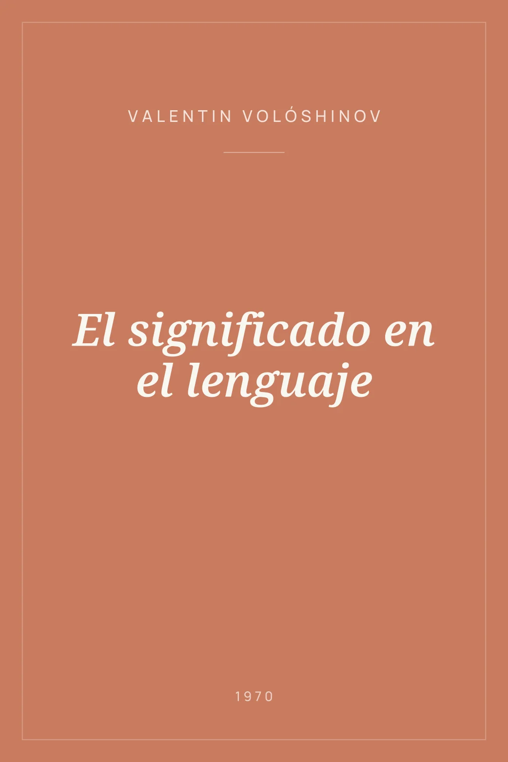 Portada de El significado en el lenguaje