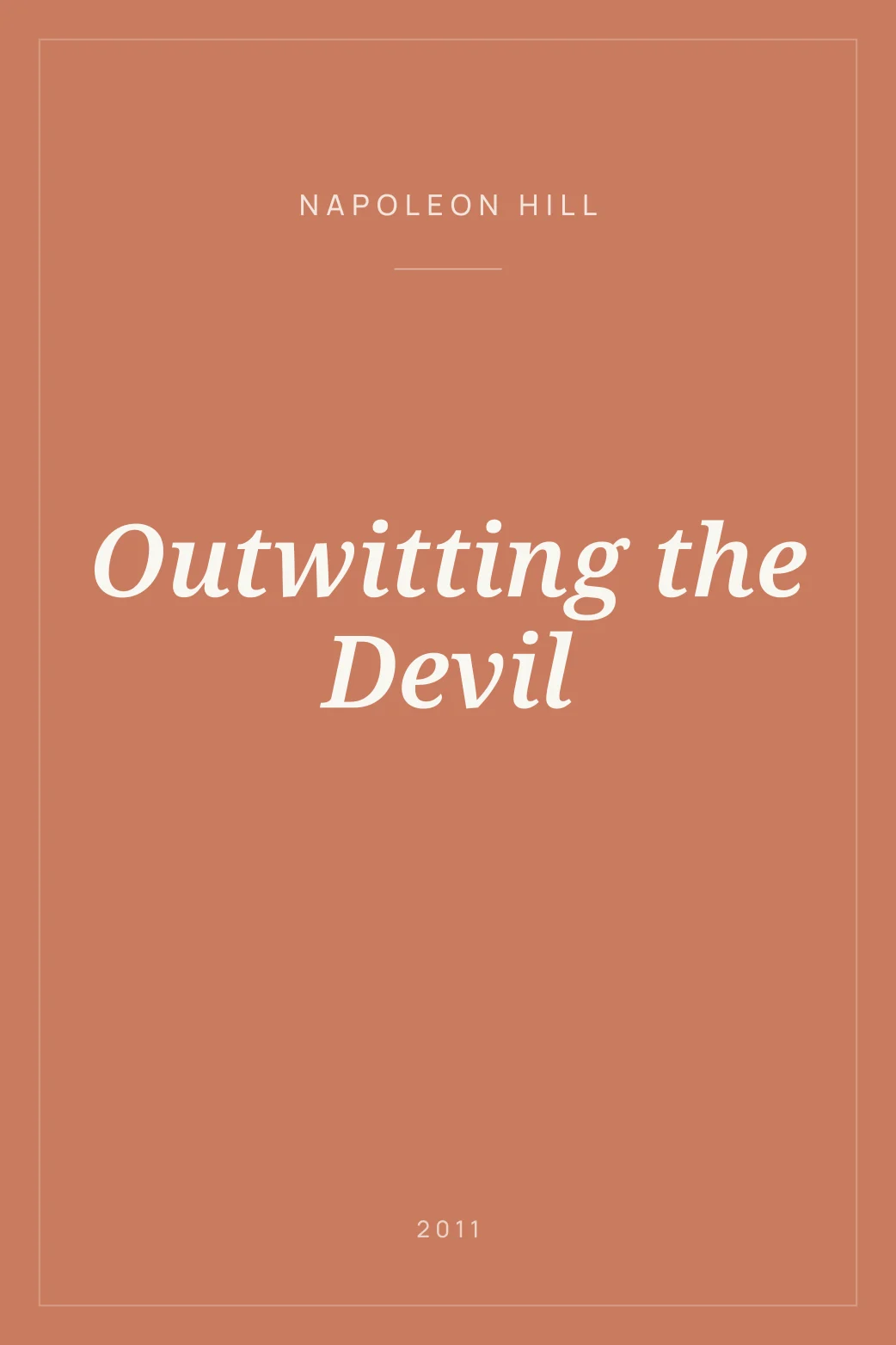 Portada de Outwitting the Devil