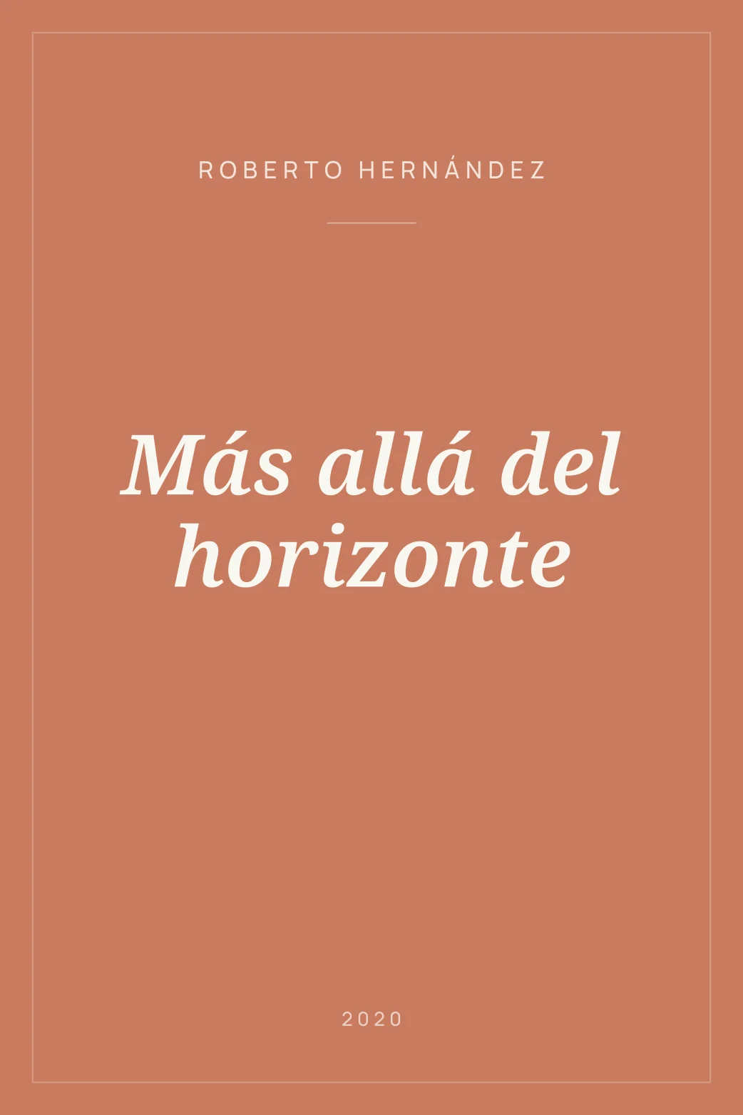 Portada de Más allá del horizonte