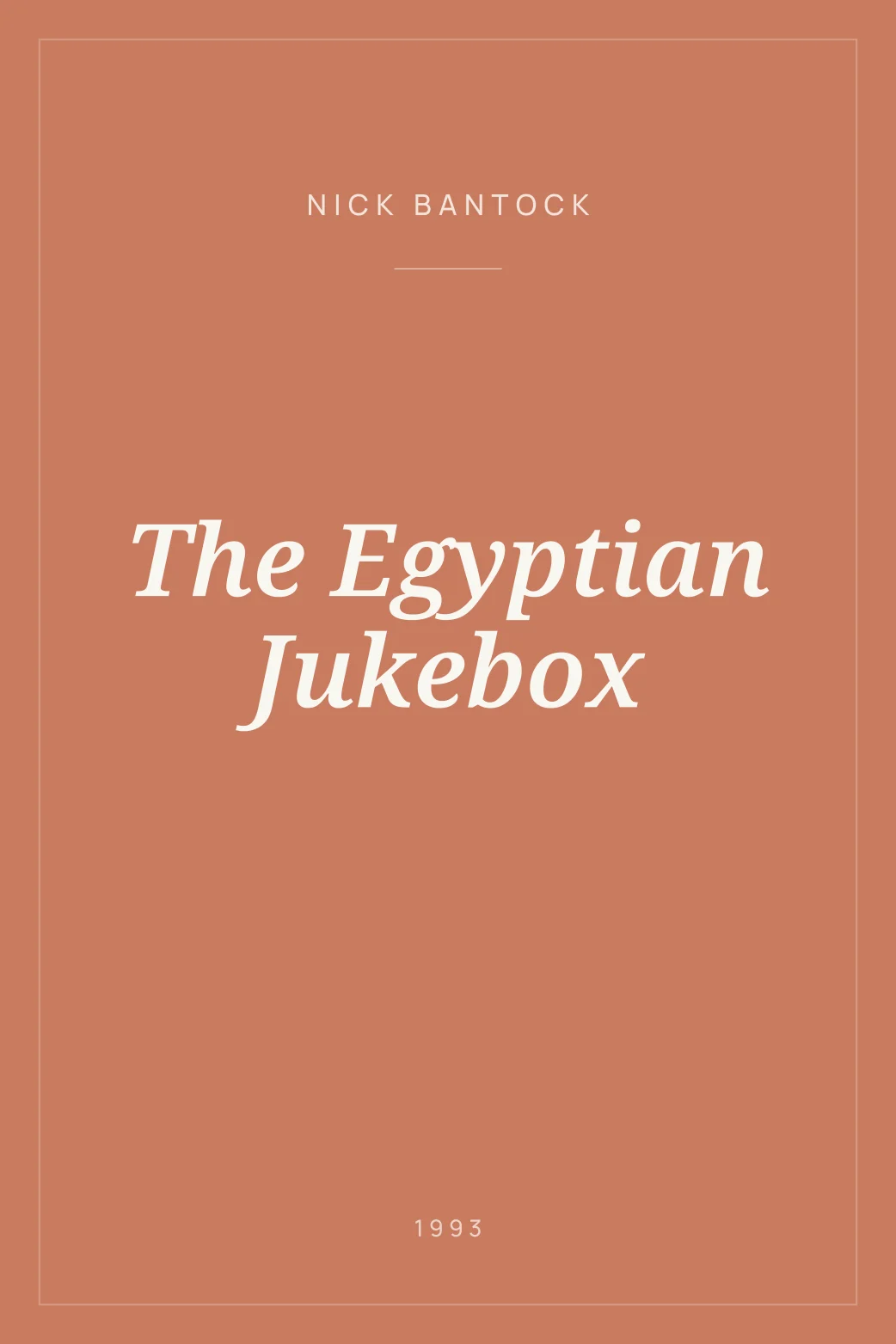 Portada de The Egyptian Jukebox