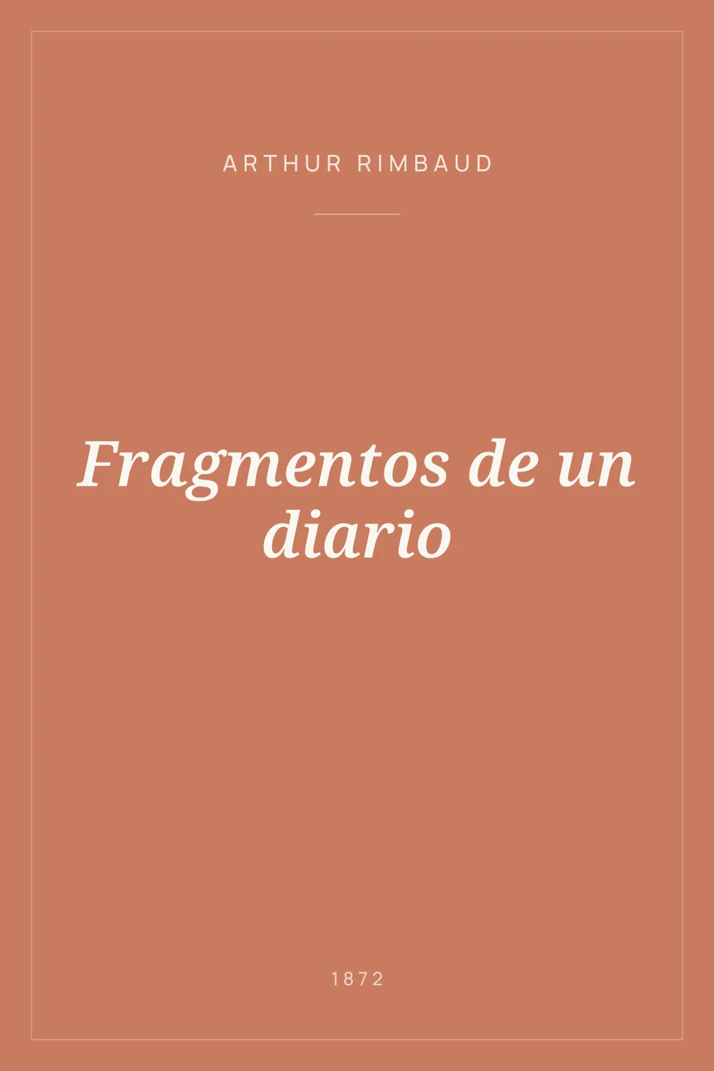 Portada de Fragmentos de un diario