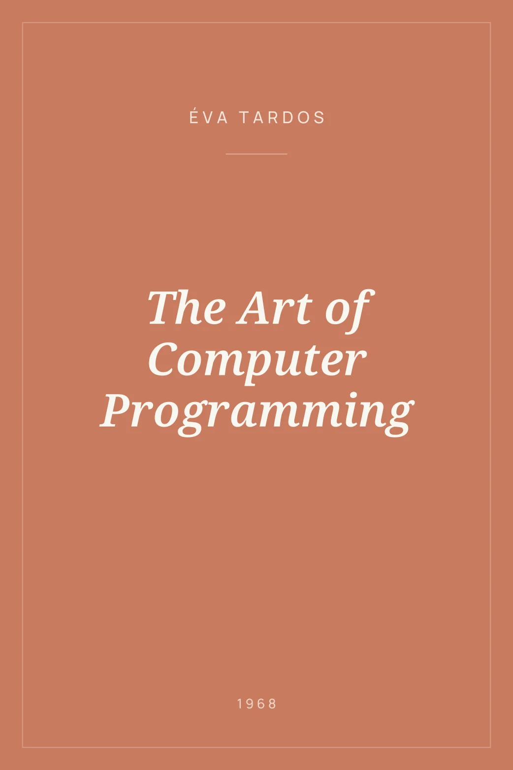 Portada de The Art of Computer Programming