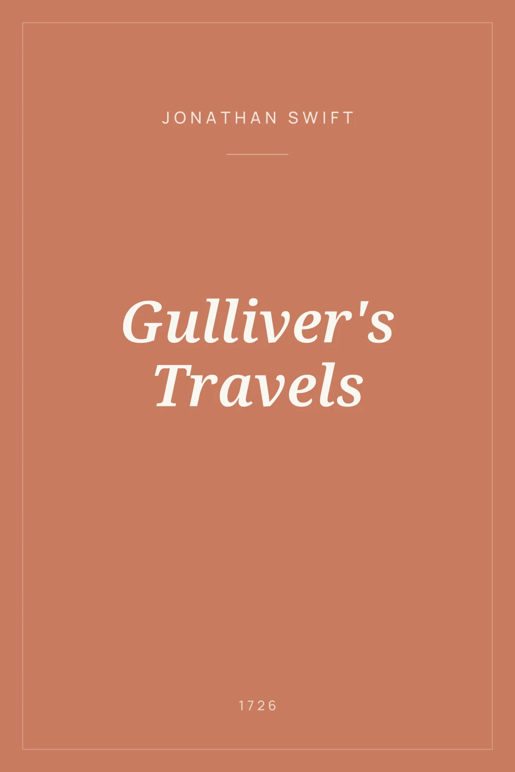 Portada de Gulliver's Travels