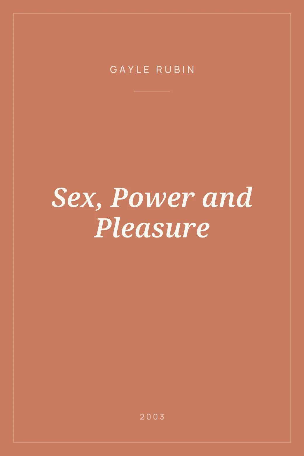Portada de Sex, Power and Pleasure