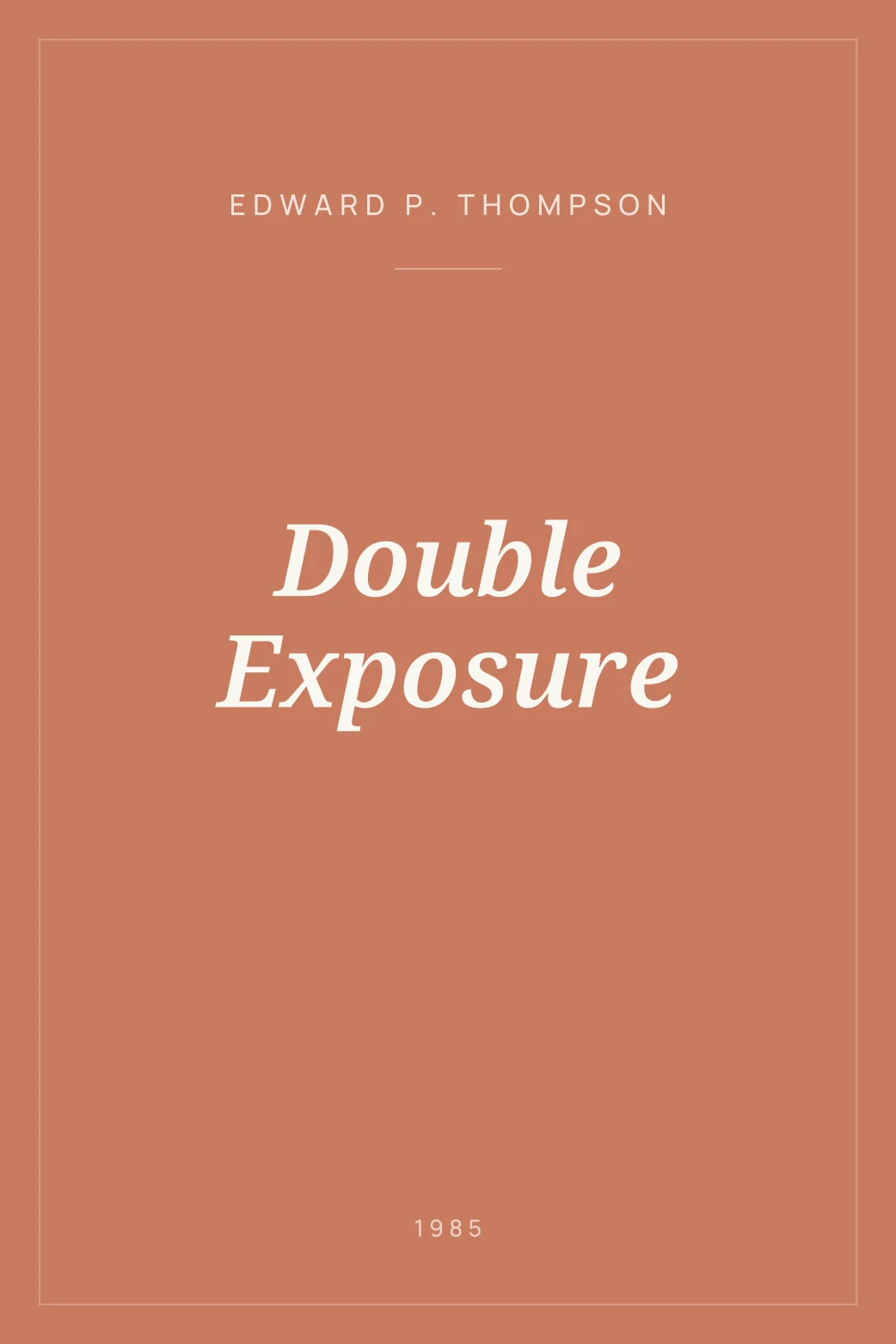 Portada de Double Exposure