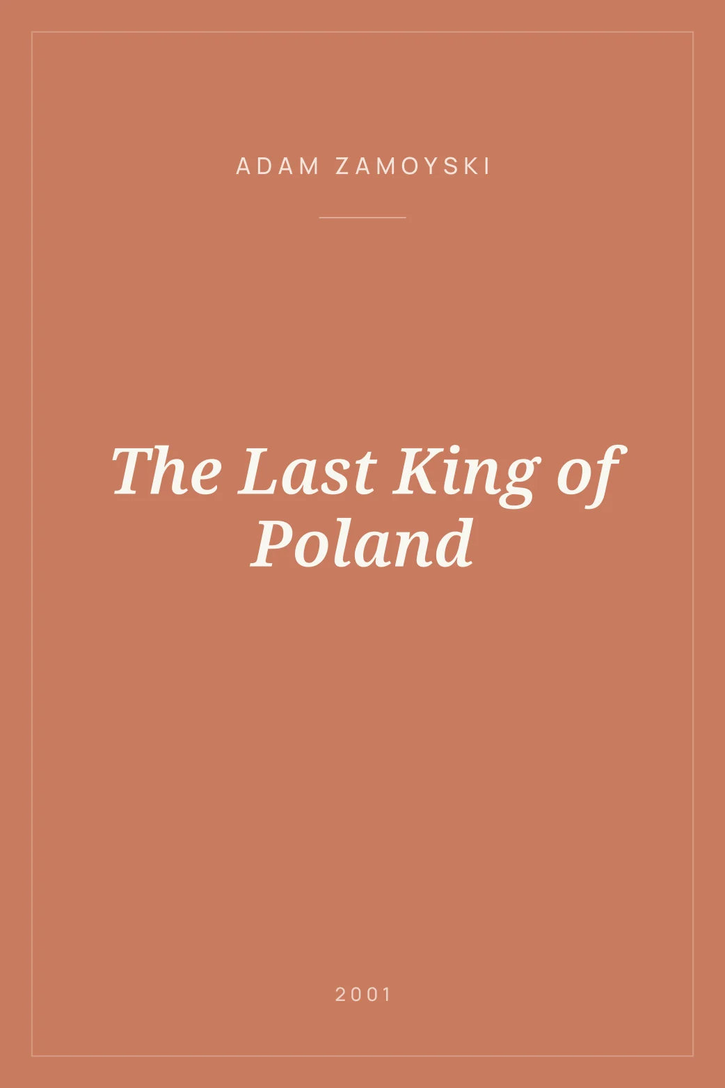 Portada de The Last King of Poland