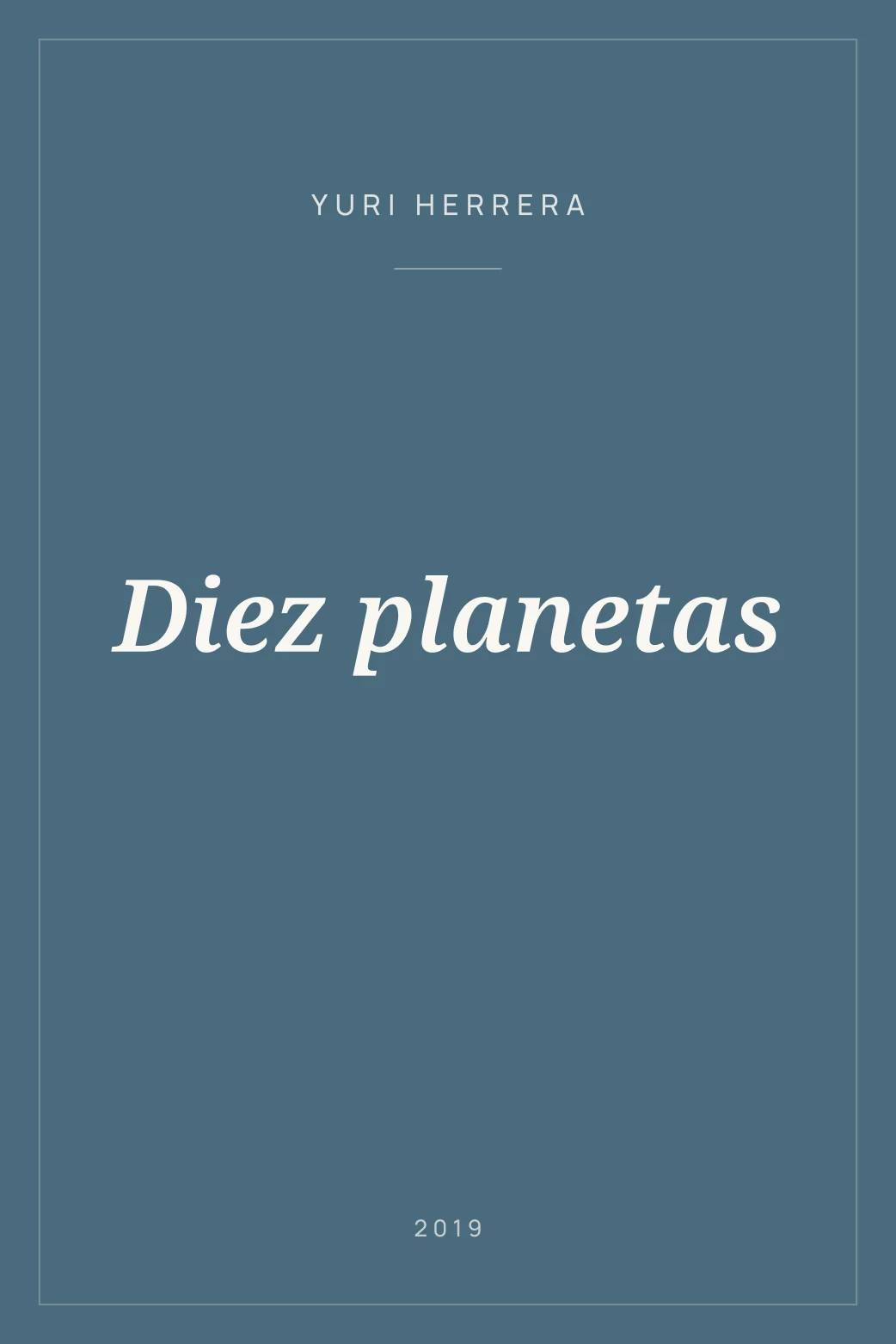 Portada de Diez planetas