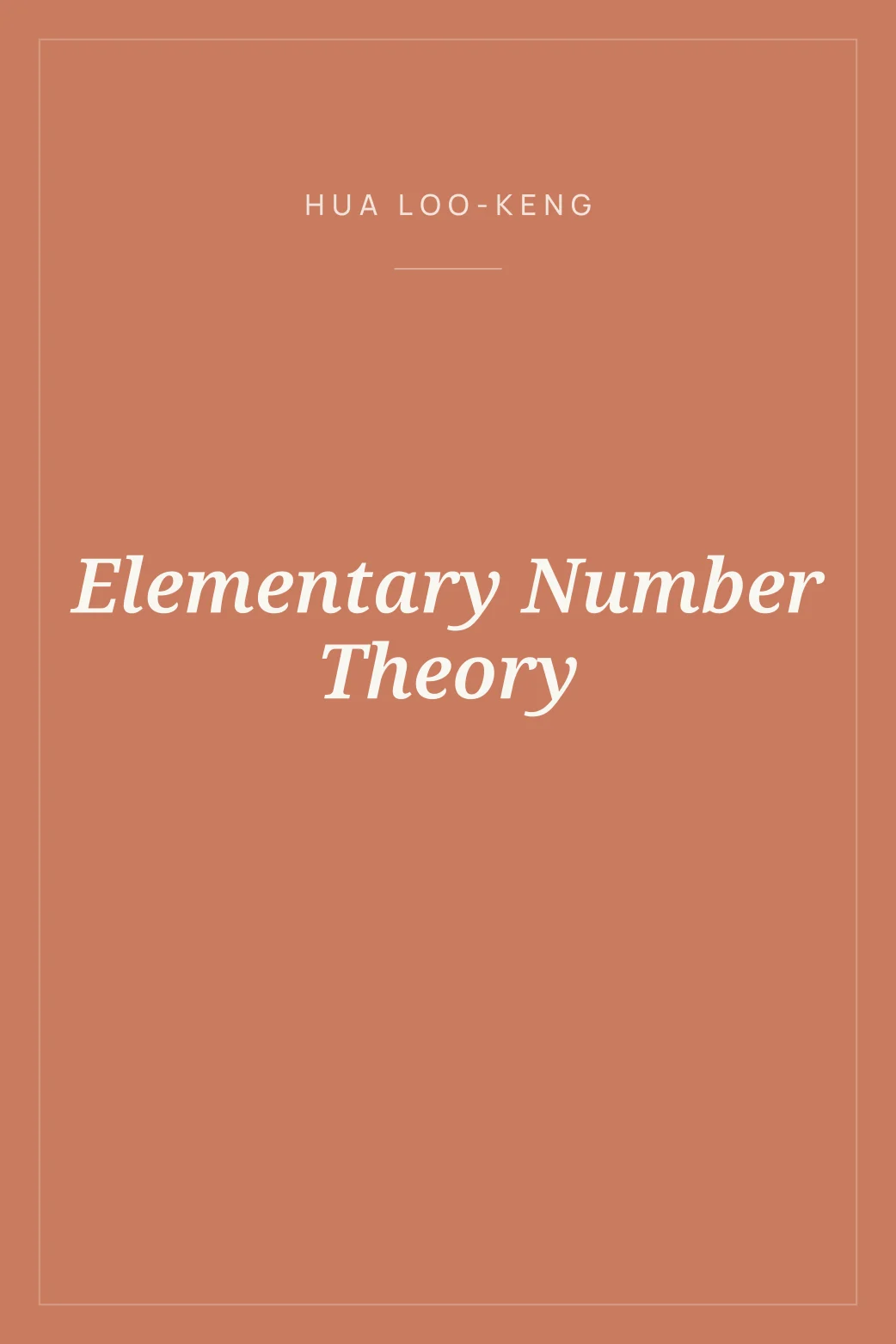 Portada de Elementary Number Theory