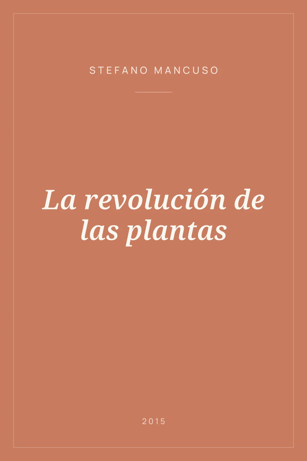 Portada de La revolución de las plantas
