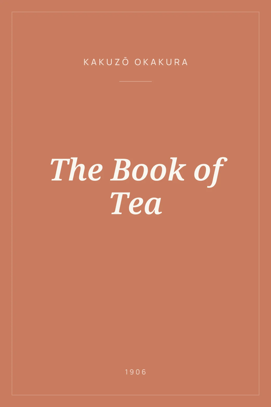 Portada de The Book of Tea
