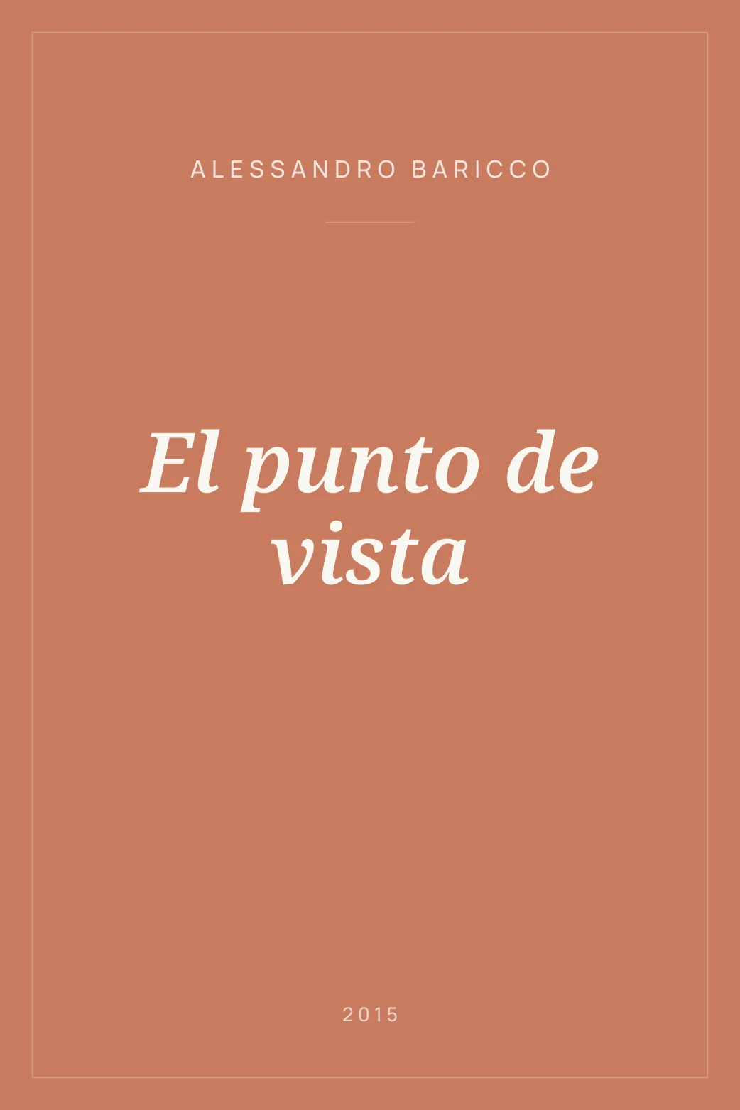 Portada de El punto de vista