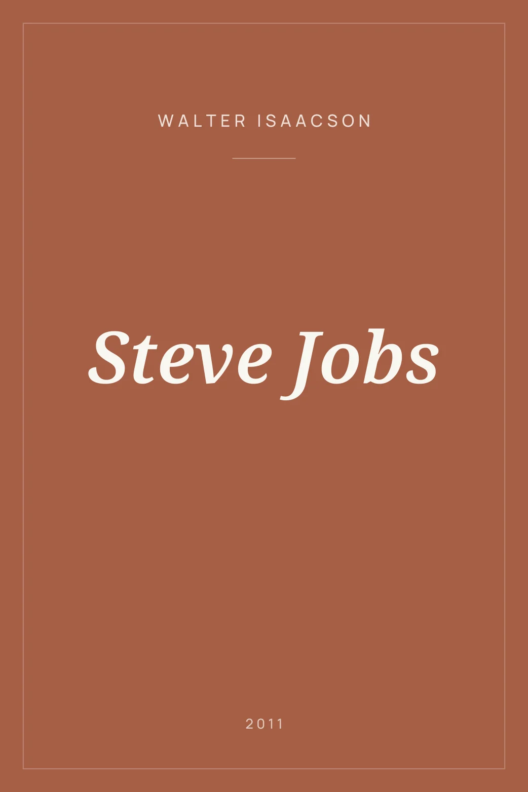 Portada de Steve Jobs