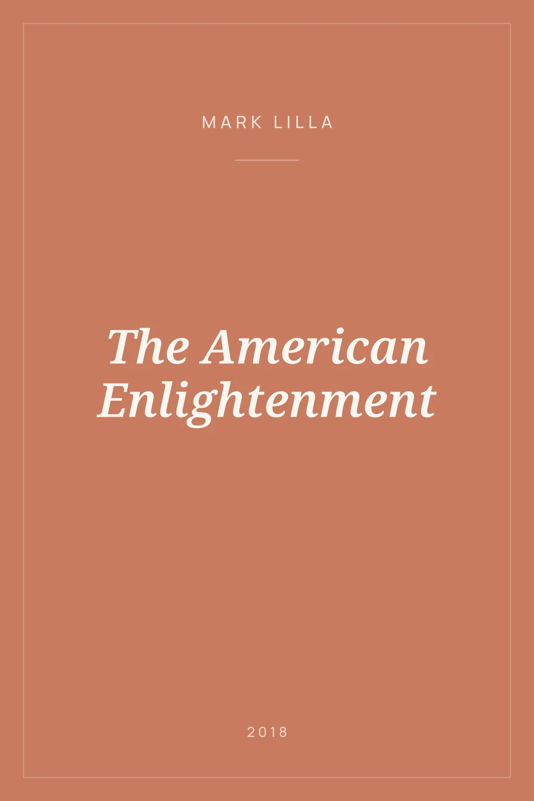 Portada de The American Enlightenment