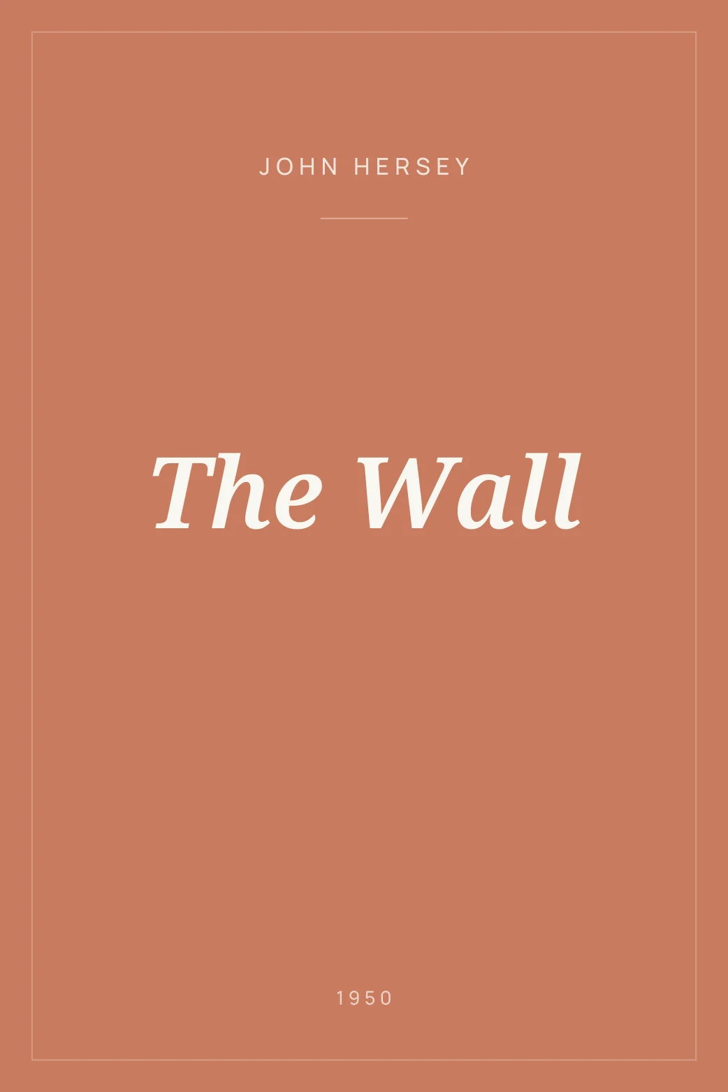 Portada de The Wall