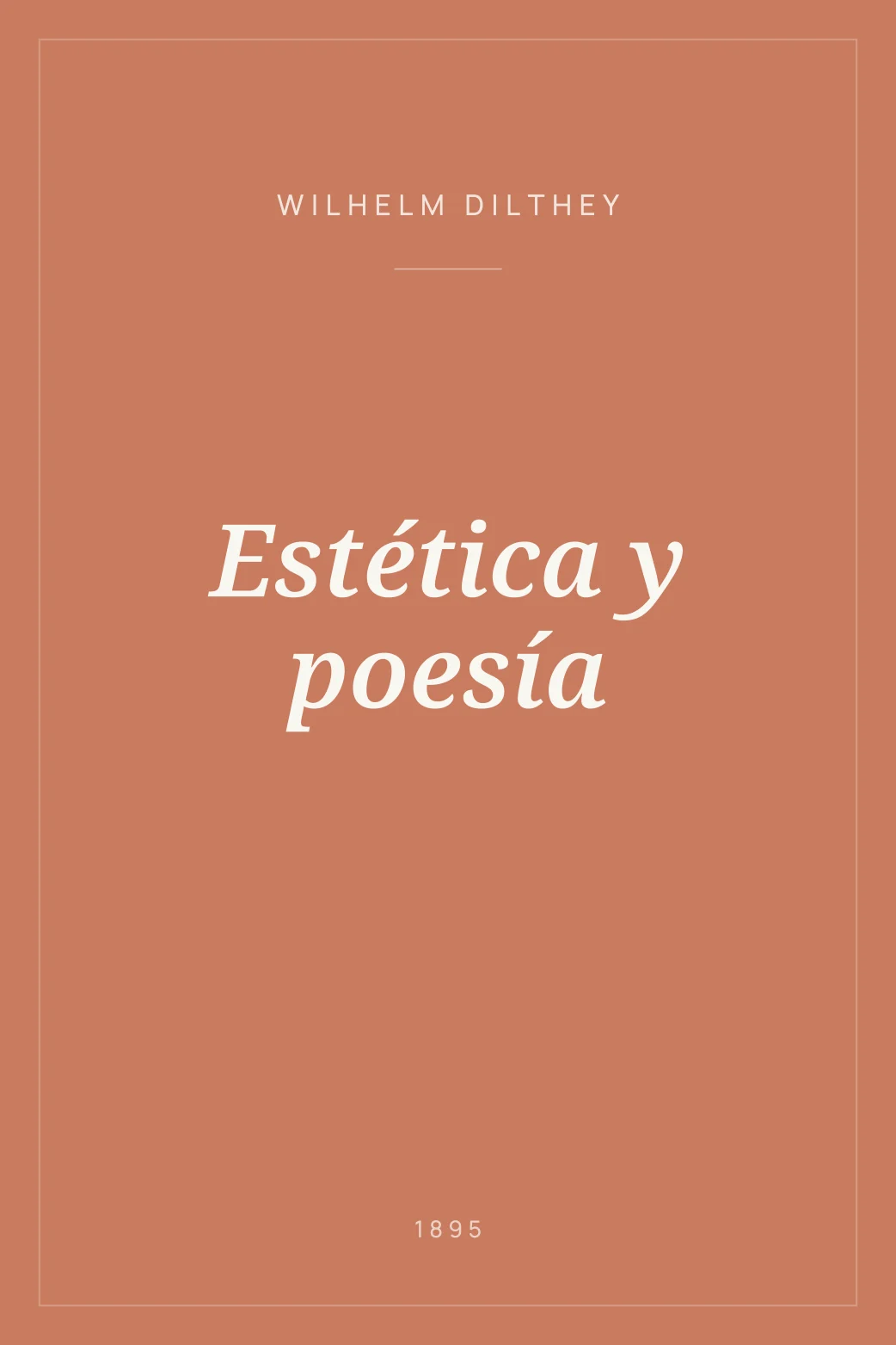 Portada de Estética y poesía