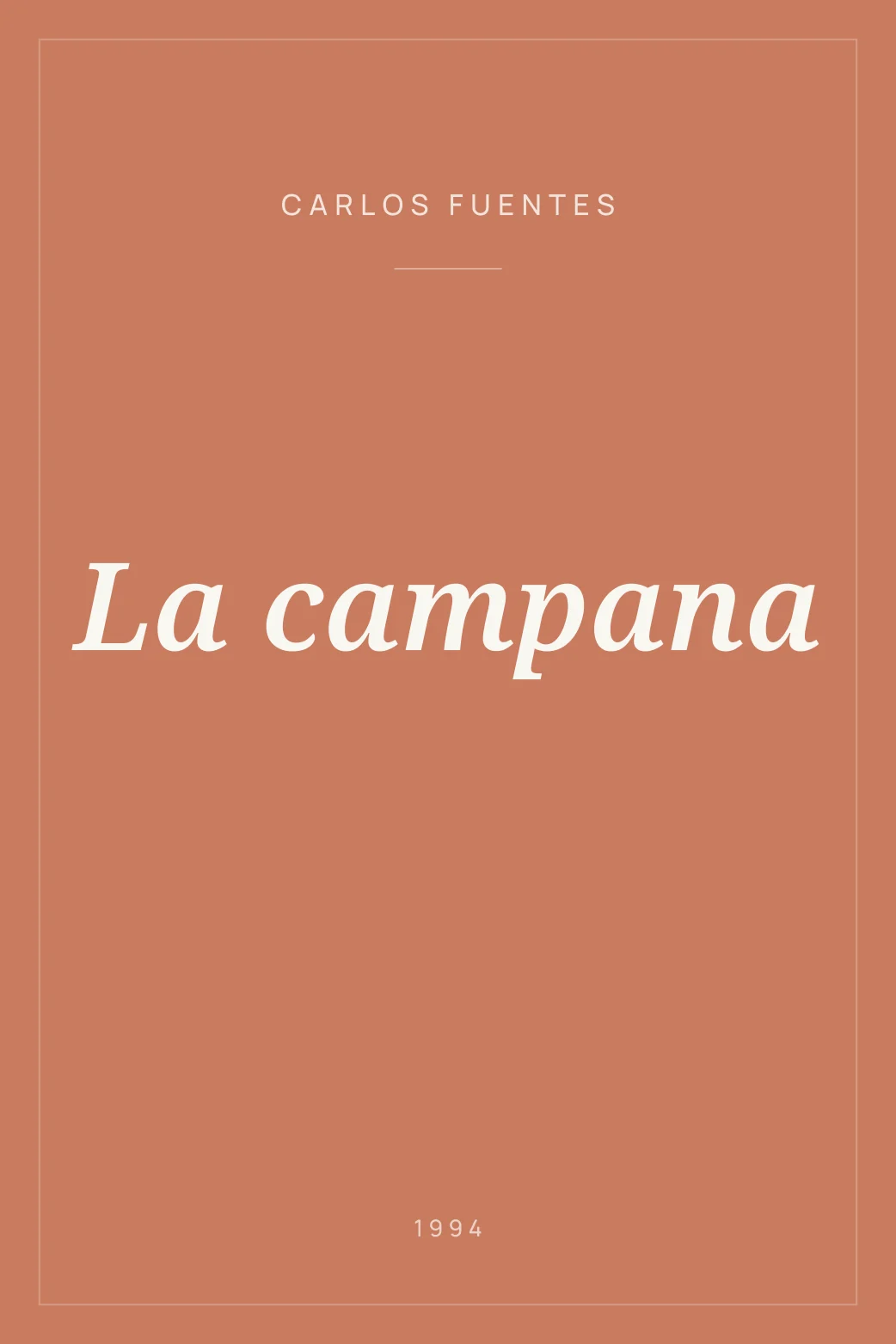 Portada de La campana