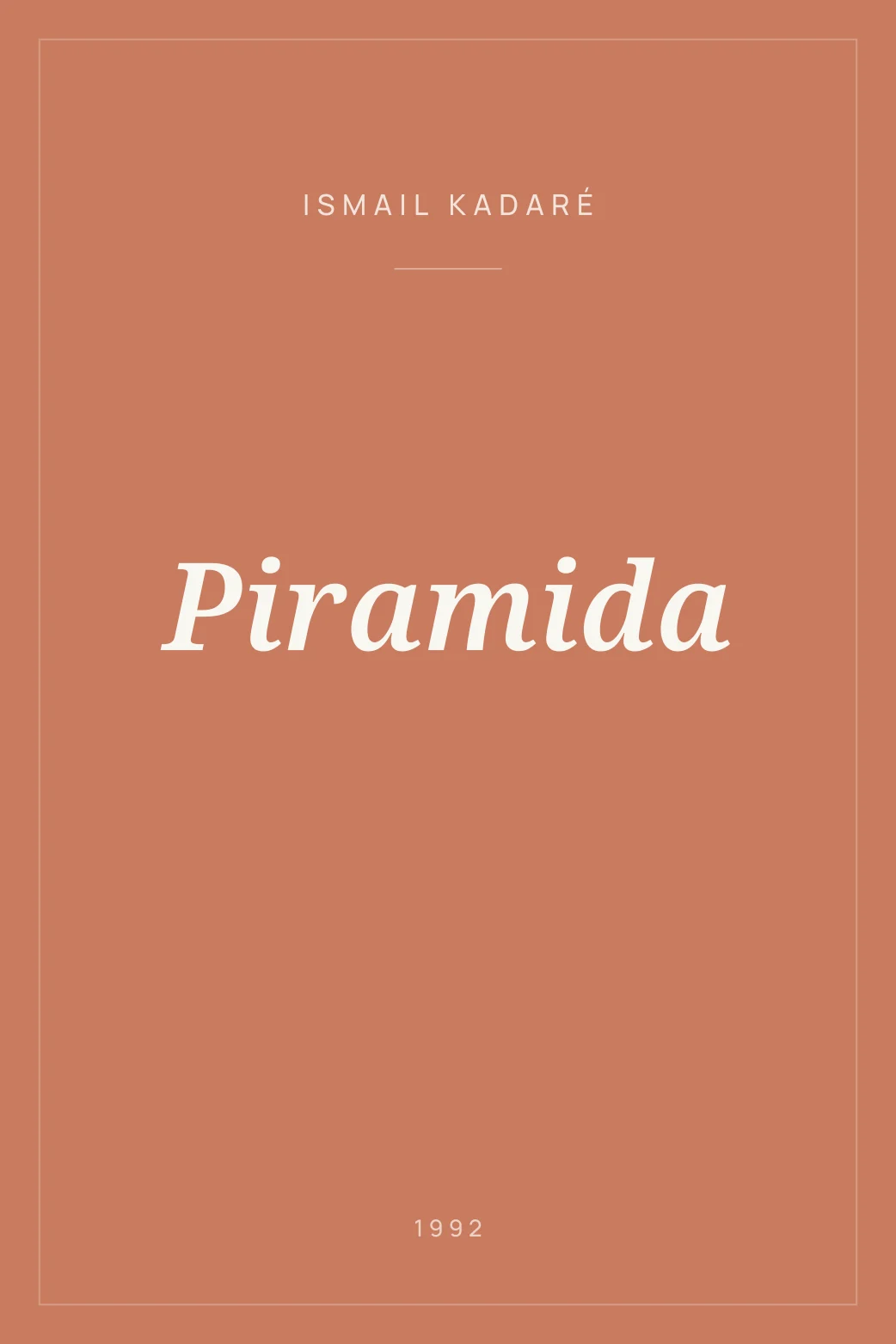 Portada de Piramida