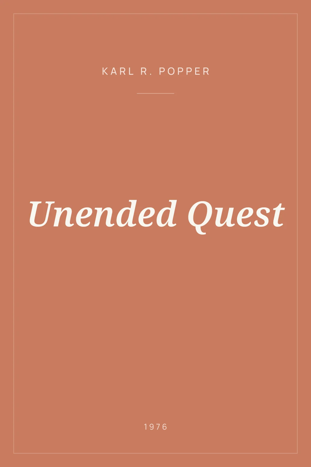 Portada de Unended Quest