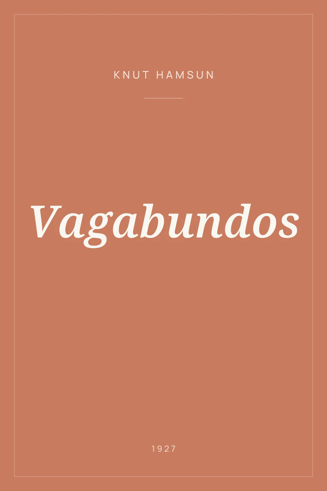 Portada de Vagabundos