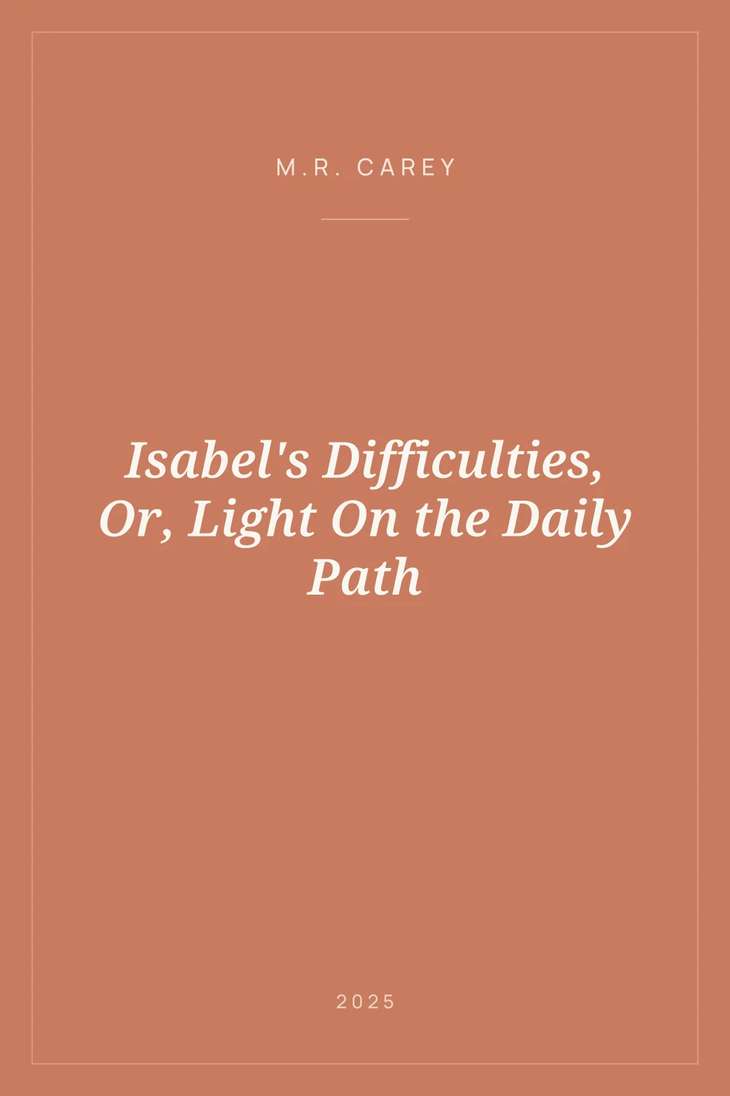 Portada de Isabel's Difficulties, Or, Light On the Daily Path
